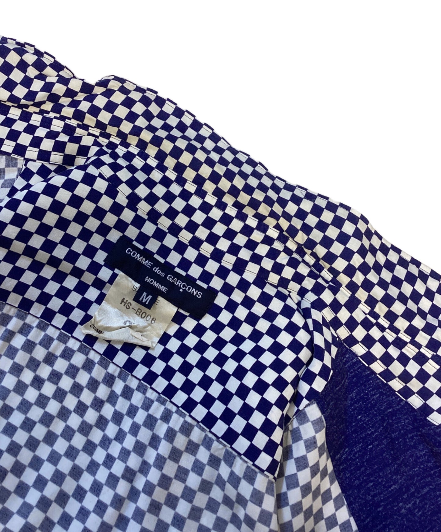[Pre-owned] COMME des GARCONS HOMME checkered shirt HS-B006