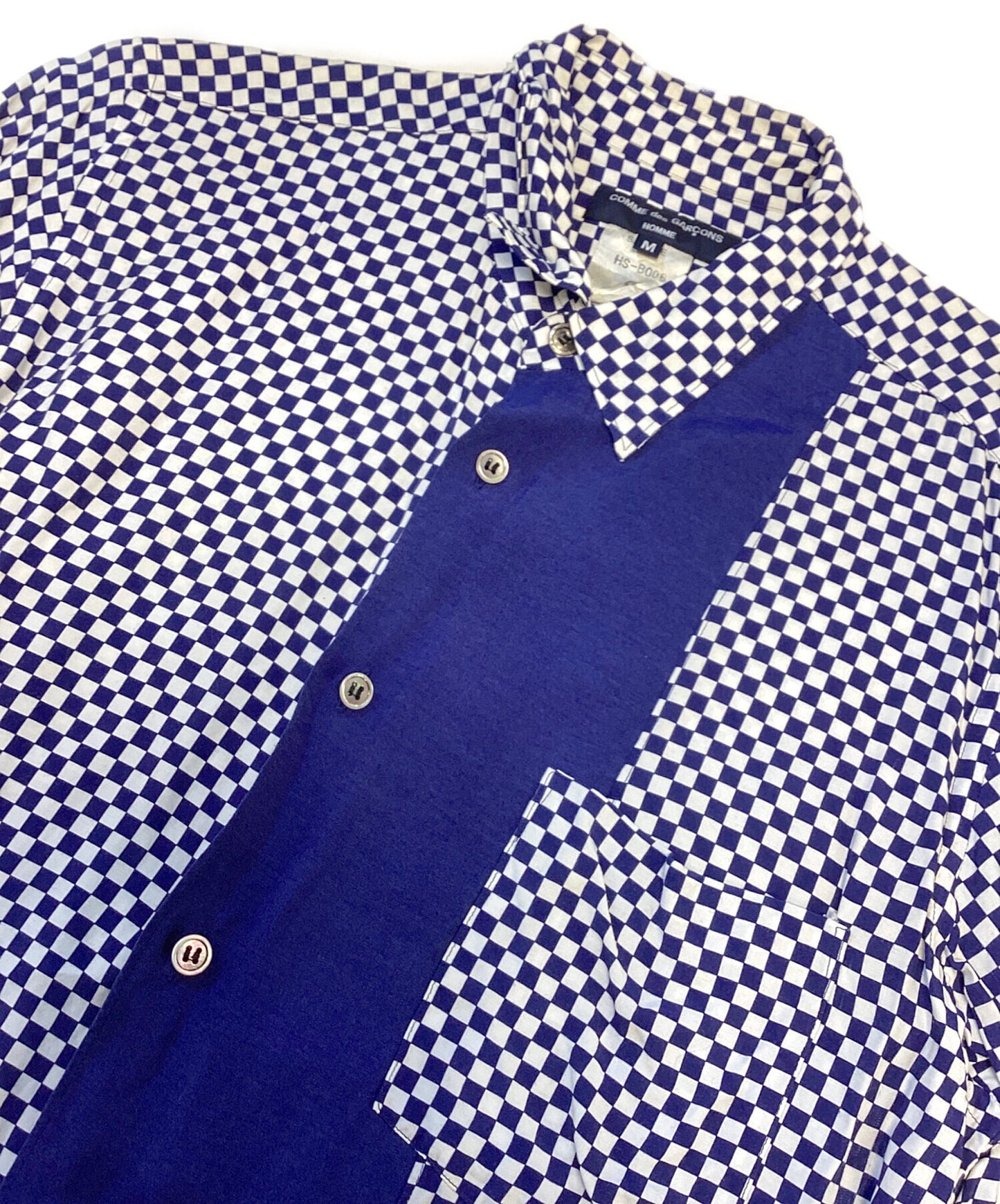[Pre-owned] COMME des GARCONS HOMME checkered shirt HS-B006