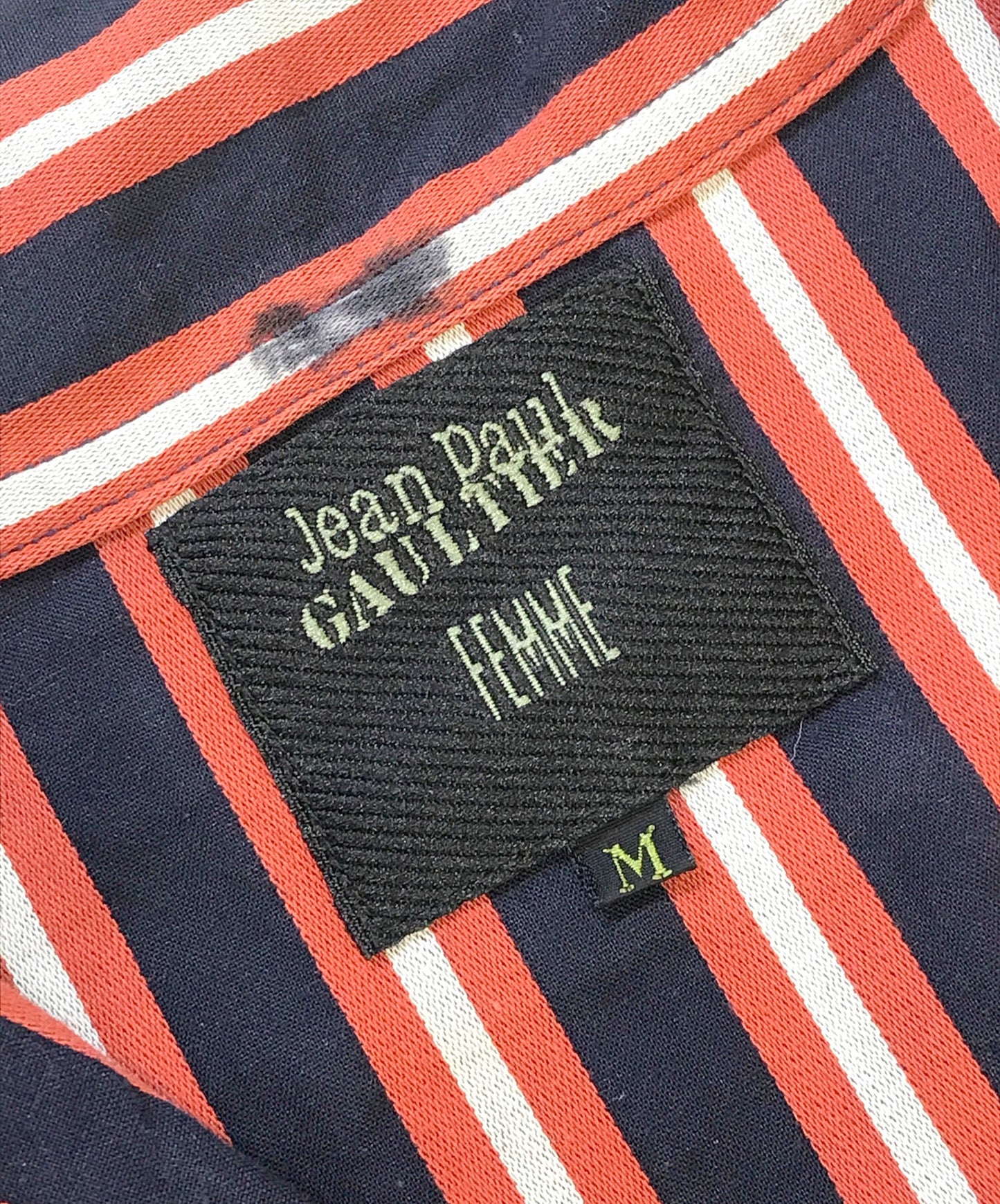 [Pre-owned] Jean Paul Gaultier FEMME striped logo setup