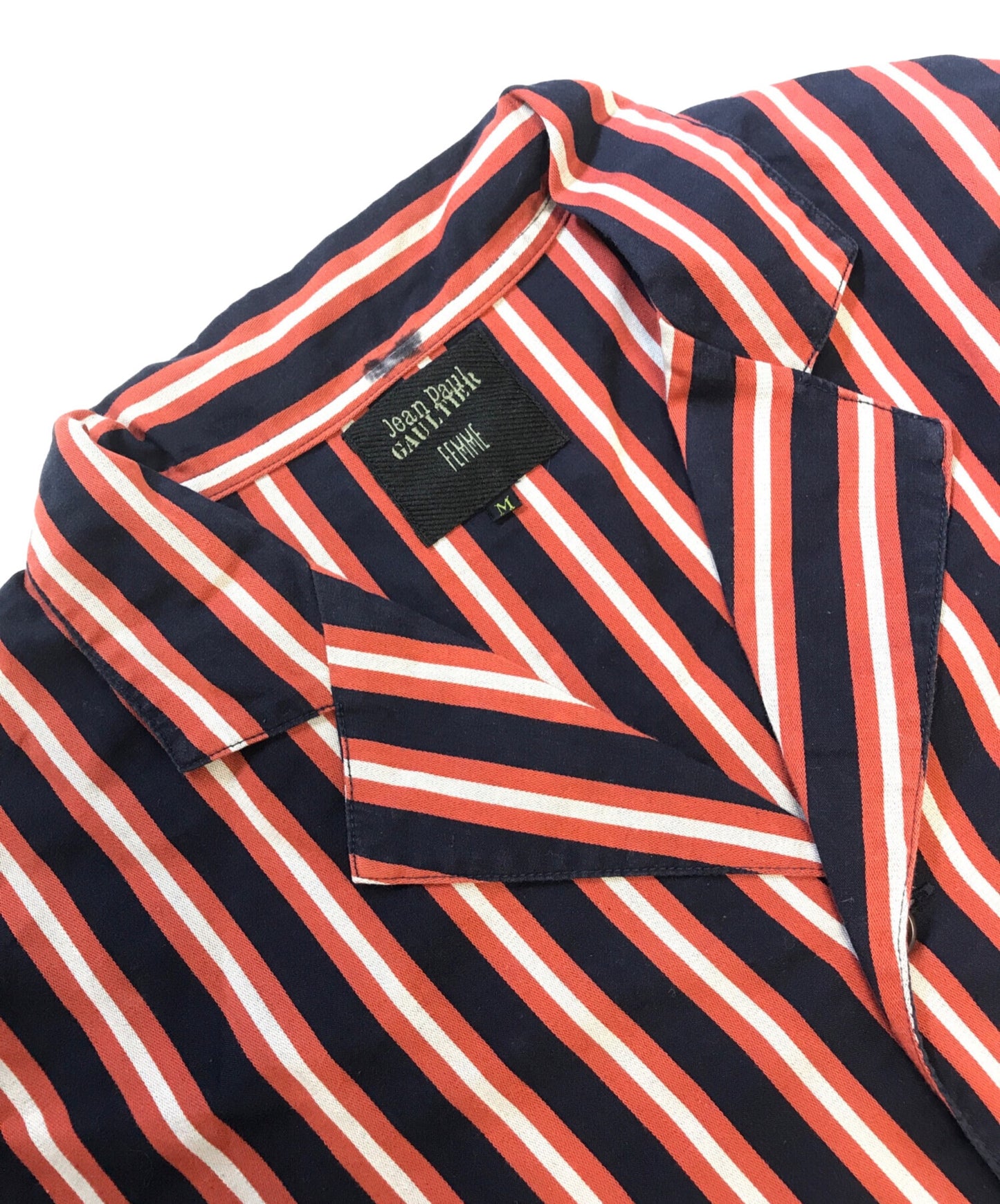 [Pre-owned] Jean Paul Gaultier FEMME striped logo setup