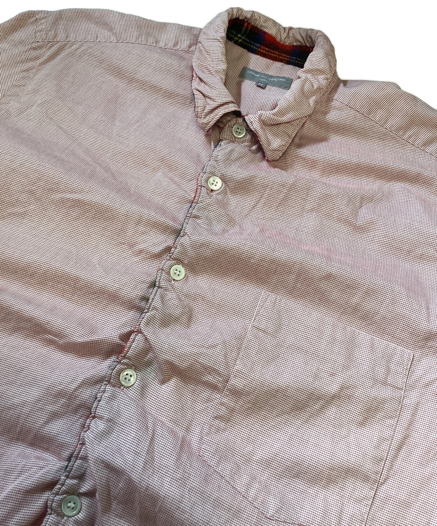 [Pre-owned] COMME des GARCONS HOMME shrunken ruffled shirt HL-B016