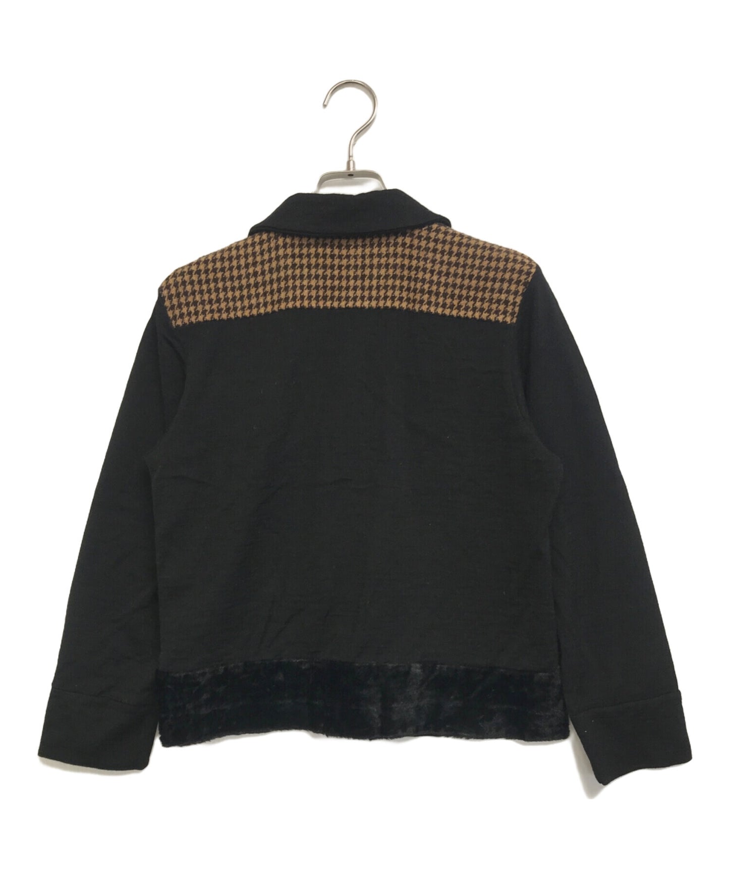 [Pre-owned] tricot COMME des GARCONS Round-collar shirt with different material switching TT-070110
