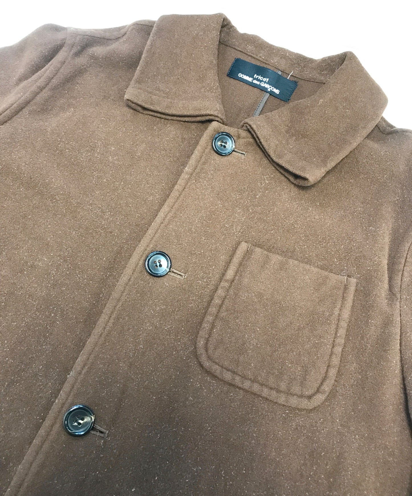 [Pre-owned] tricot COMME des GARCONS 80s wool long coat TC-080050