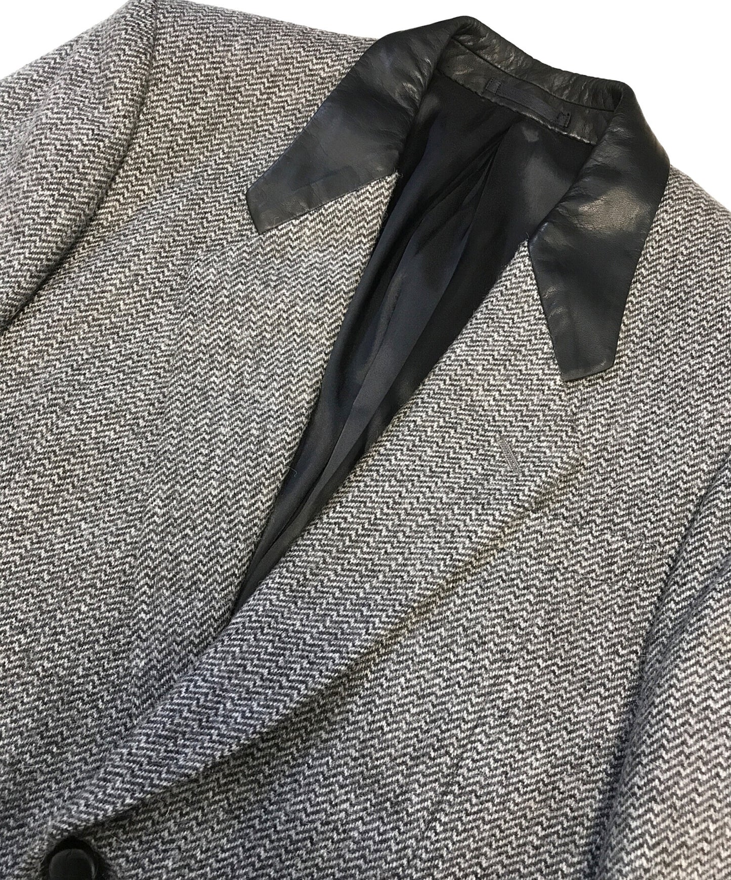 [Pre-owned] COMME des GARCONS Collar Leather Tailored Jacket J060710