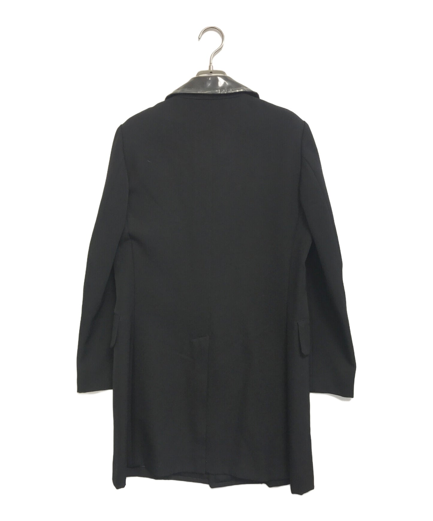 [Pre-owned] COMME des GARCONS NOIR Collar-switched stainless-steel collar coat GP-C202