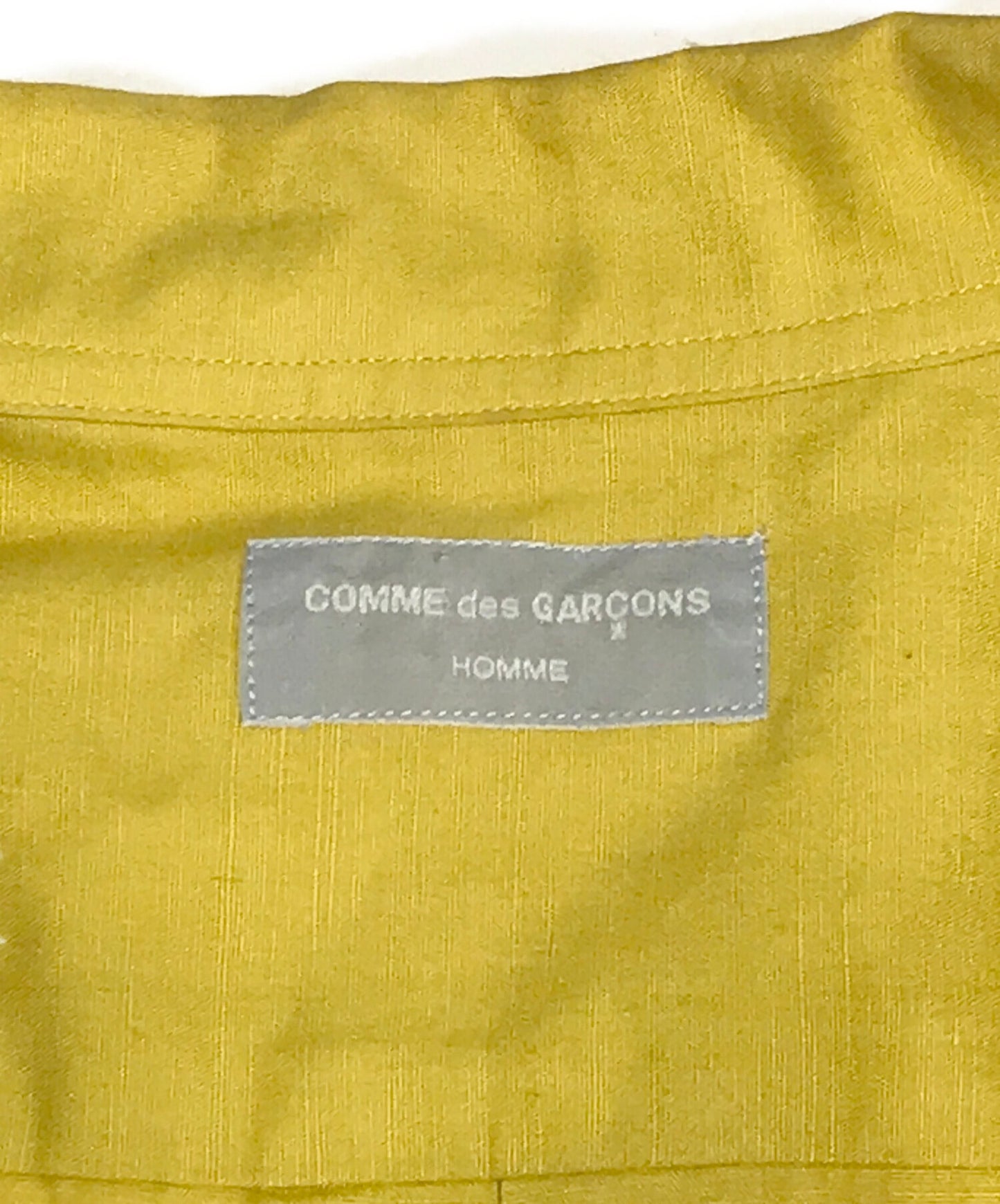[Pre-owned] COMME des GARCONS HOMME Linen-Blend Open-Collar Shirt HB-020270