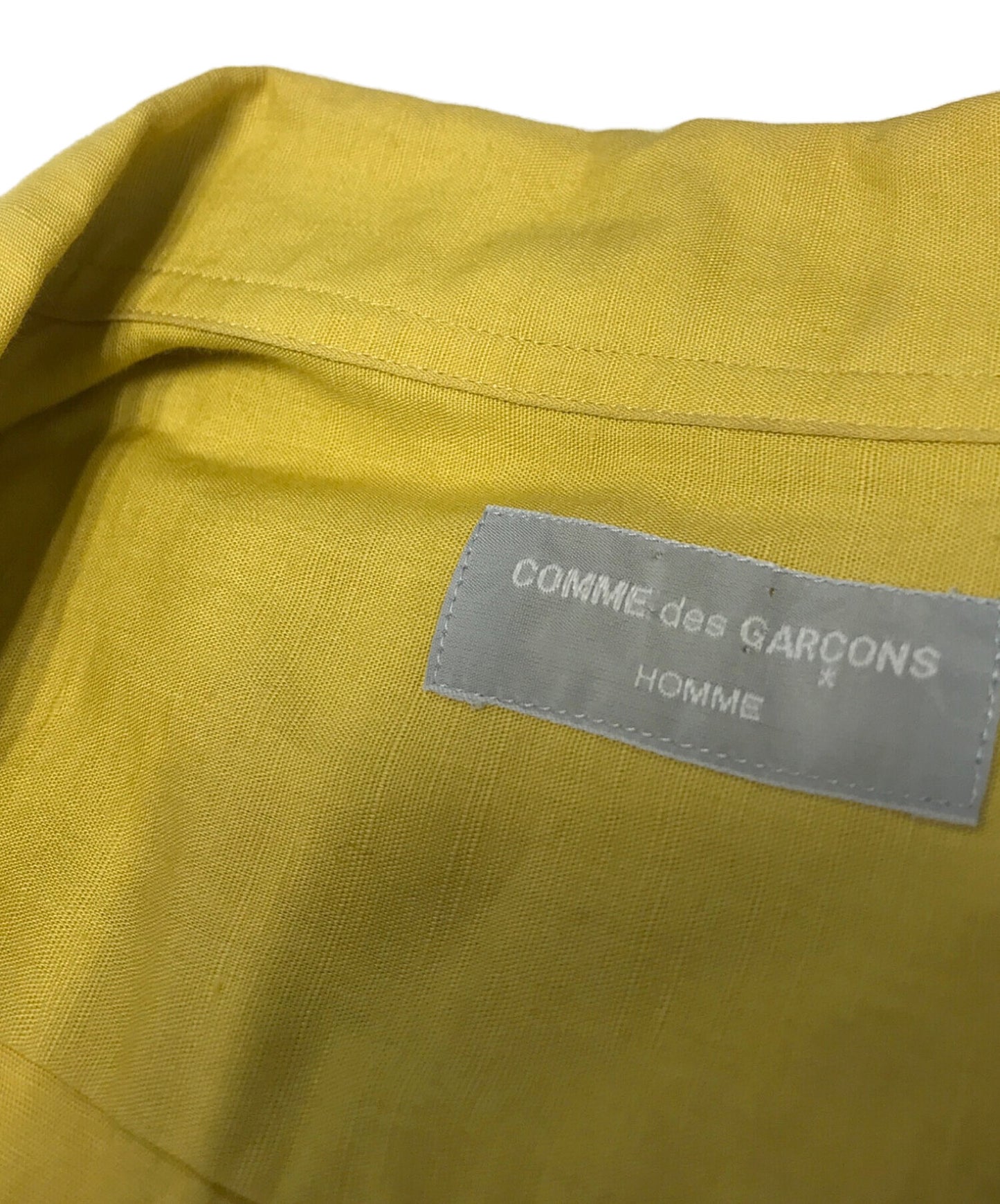 [Pre-owned] COMME des GARCONS HOMME Linen-Blend Open-Collar Shirt HB-020270