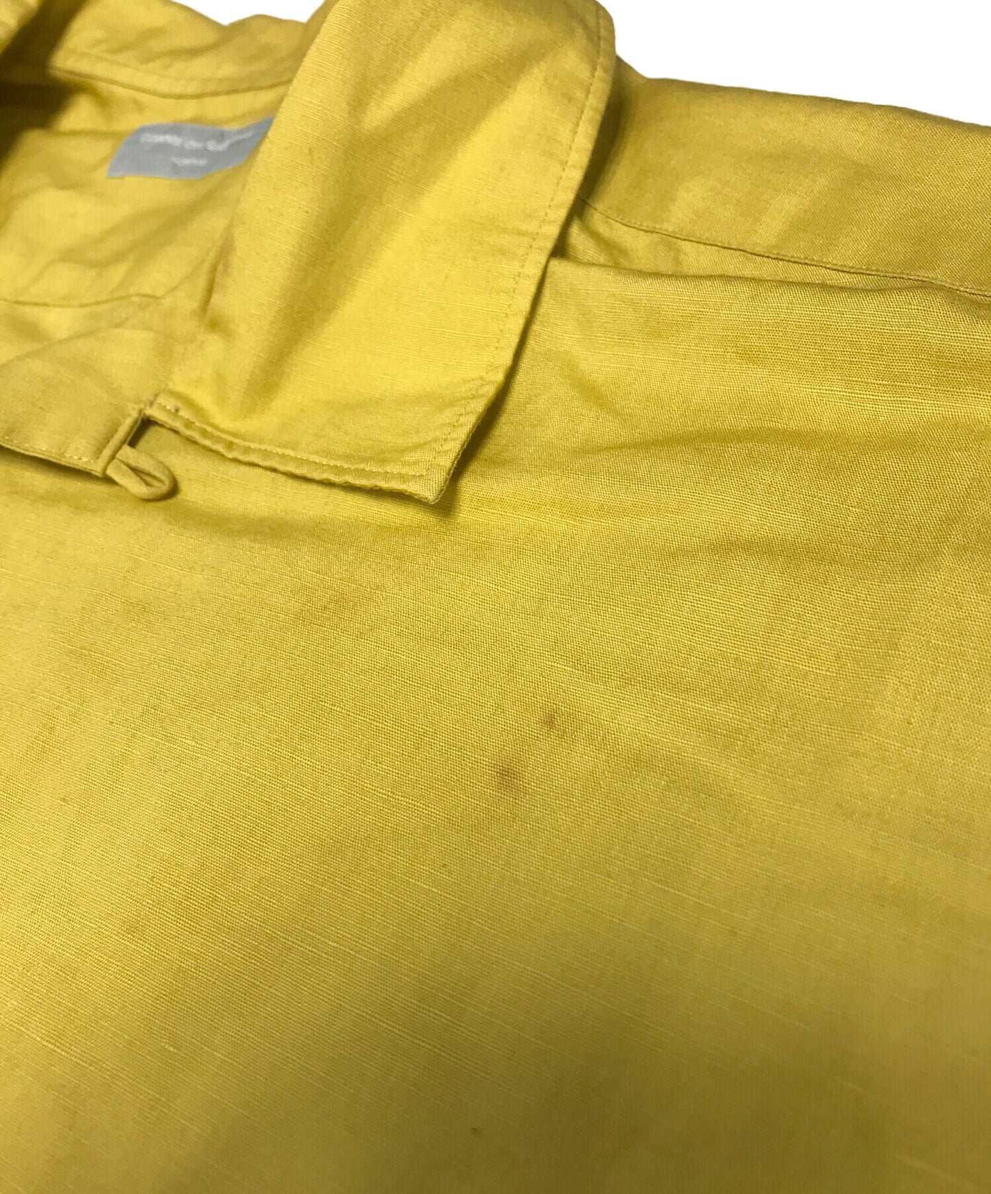 [Pre-owned] COMME des GARCONS HOMME Linen-Blend Open-Collar Shirt HB-020270