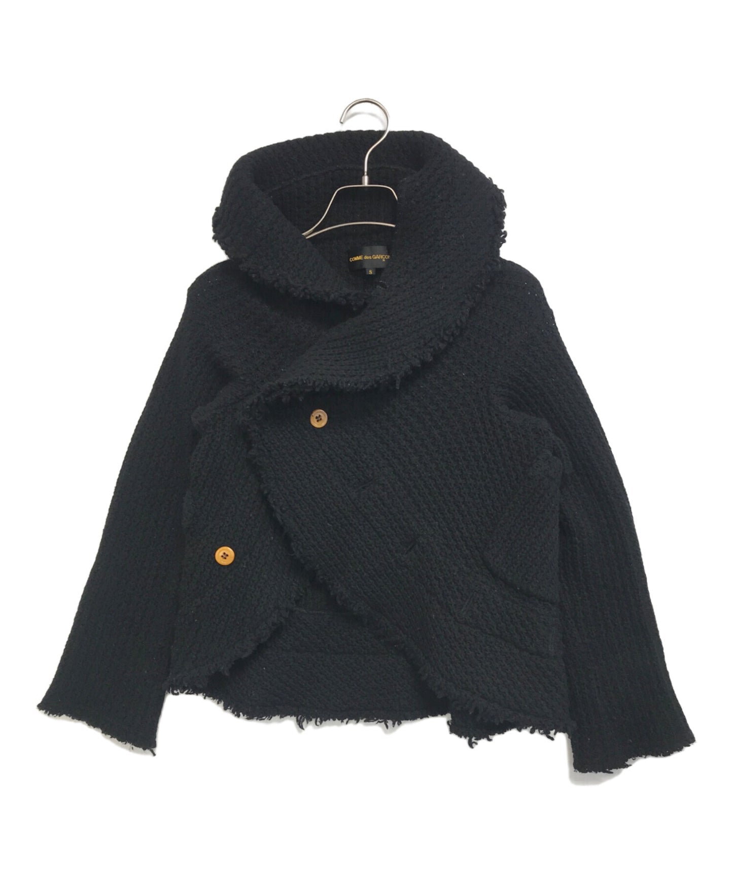 [Pre-owned] COMME des GARCONS Asymmetrical Knit Jacket GG-J033