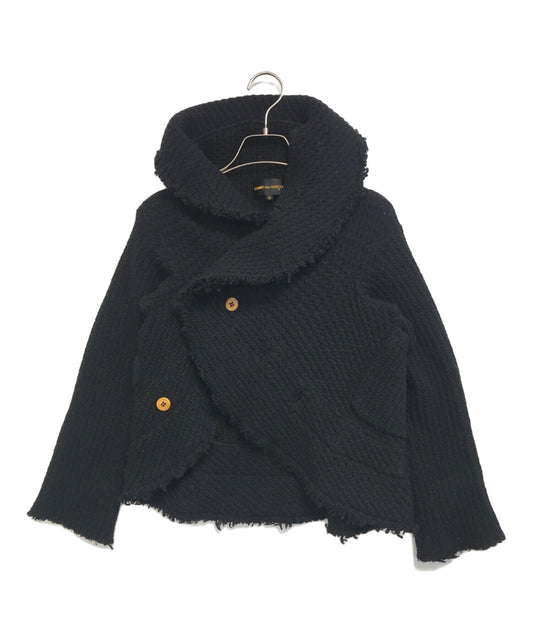 [Pre-owned] COMME des GARCONS Asymmetrical Knit Jacket GG-J033