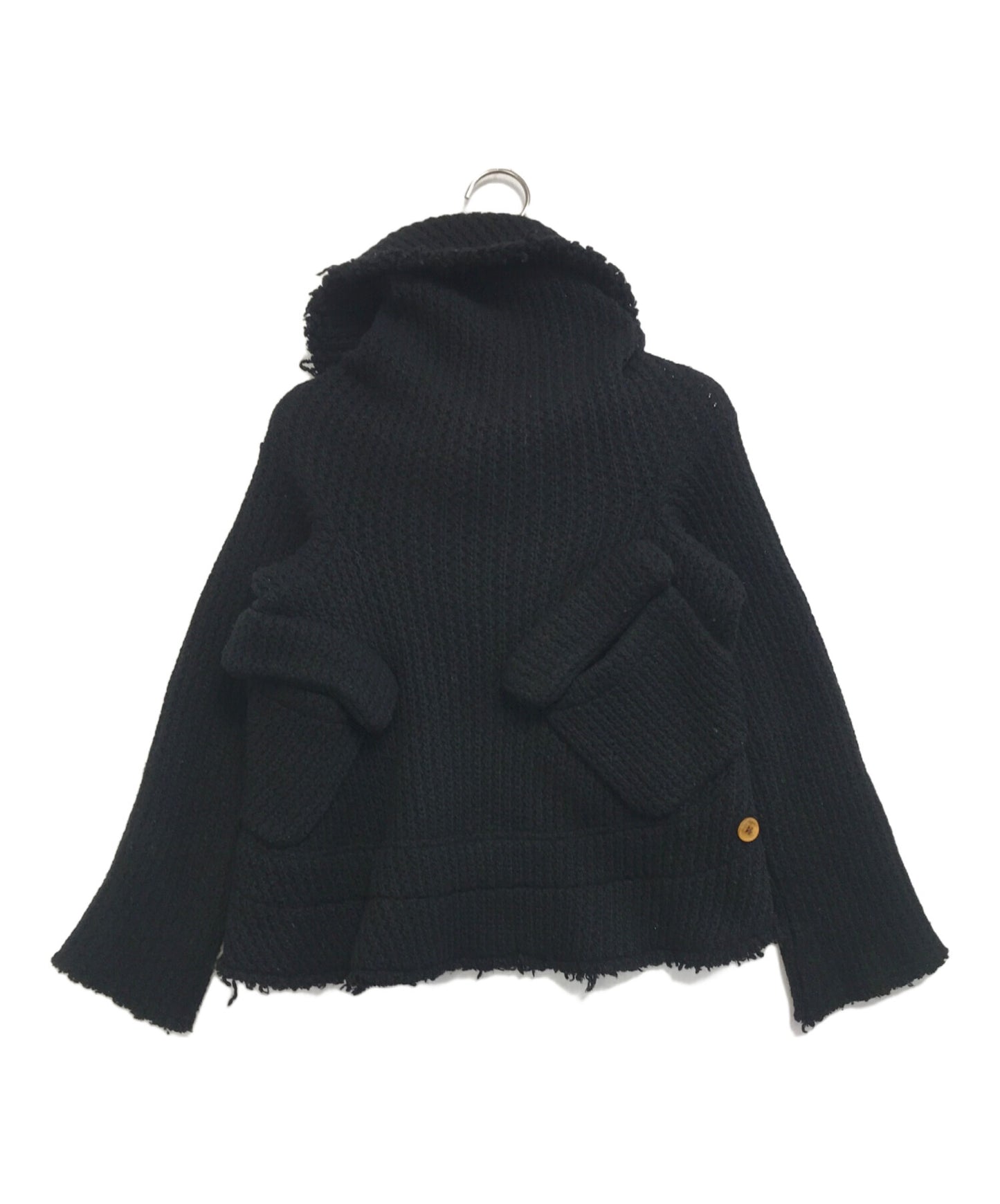 [Pre-owned] COMME des GARCONS Asymmetrical Knit Jacket GG-J033