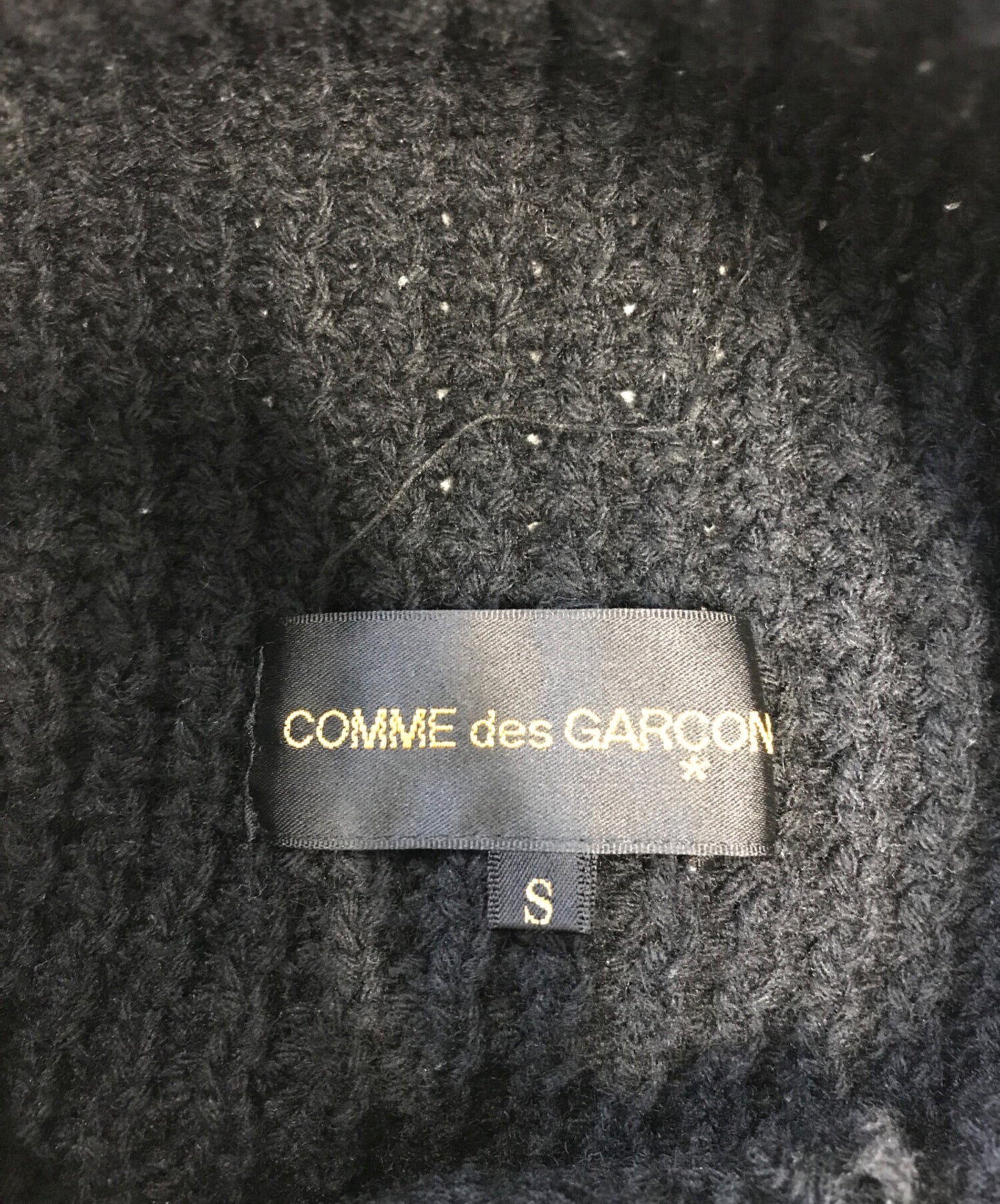 [Pre-owned] COMME des GARCONS Asymmetrical Knit Jacket GG-J033