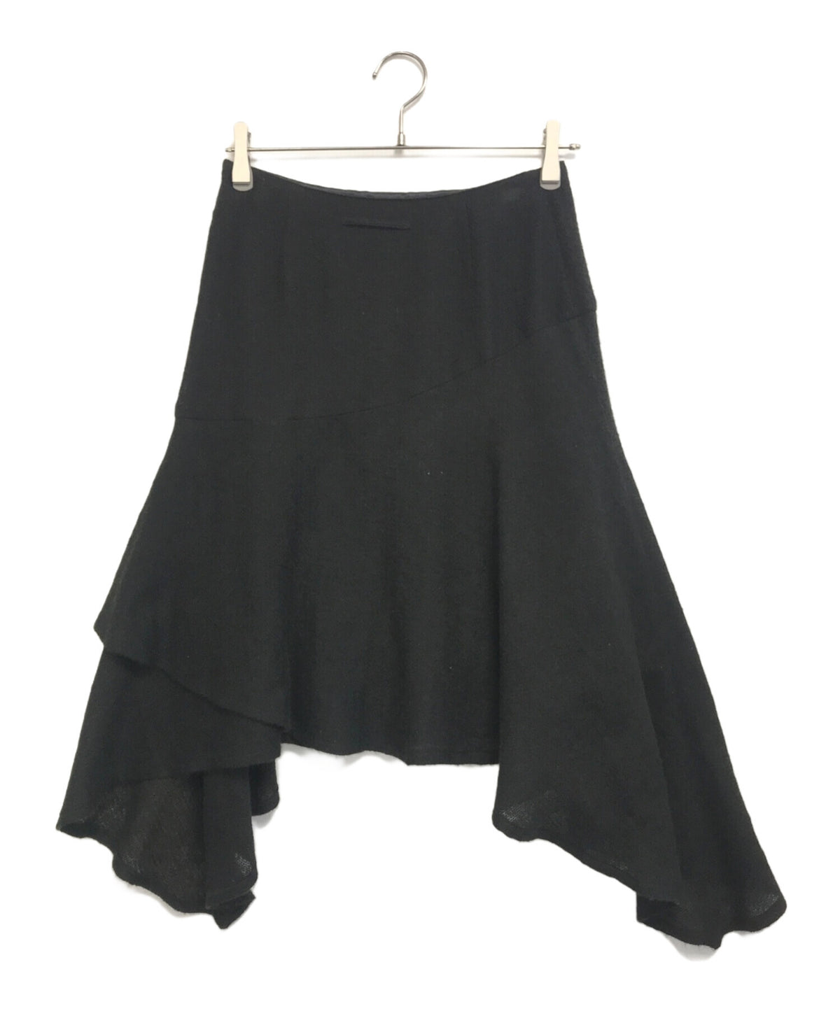 [Pre-owned] Jean Paul GAULTIER Asymmetrical Wool Skirt YA SW 0006