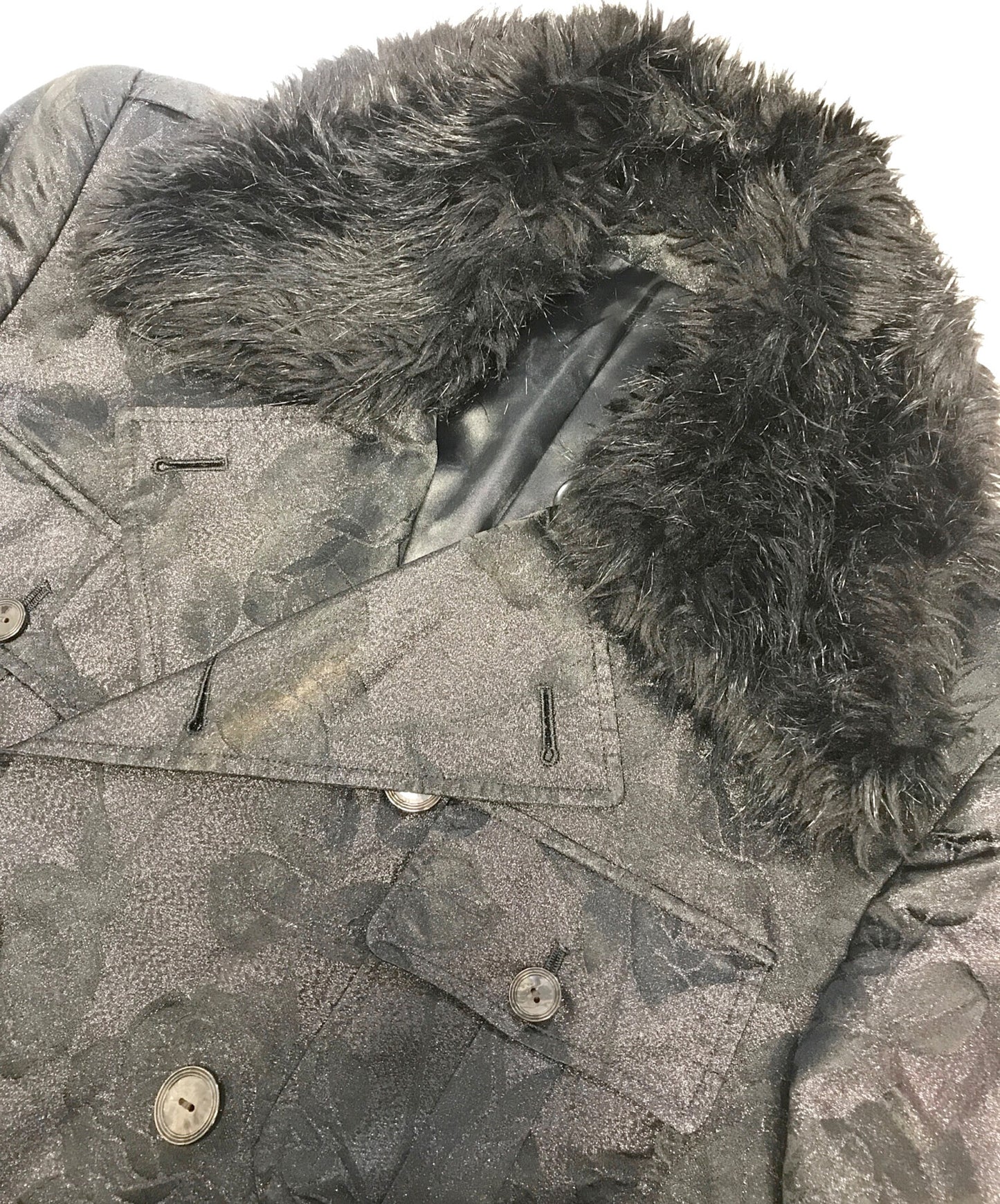 [Pre-owned] Jean Paul Gaultier homme Double-Breasted Faux Fur Jacket
