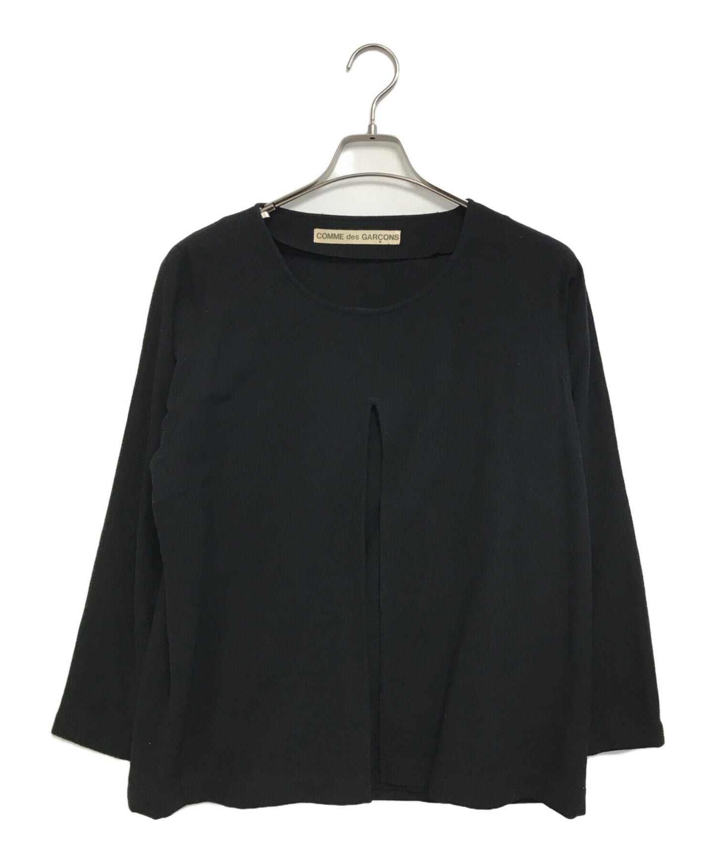 [Pre-owned] COMME des GARCONS Asymmetrical Wool Blouse B-050300