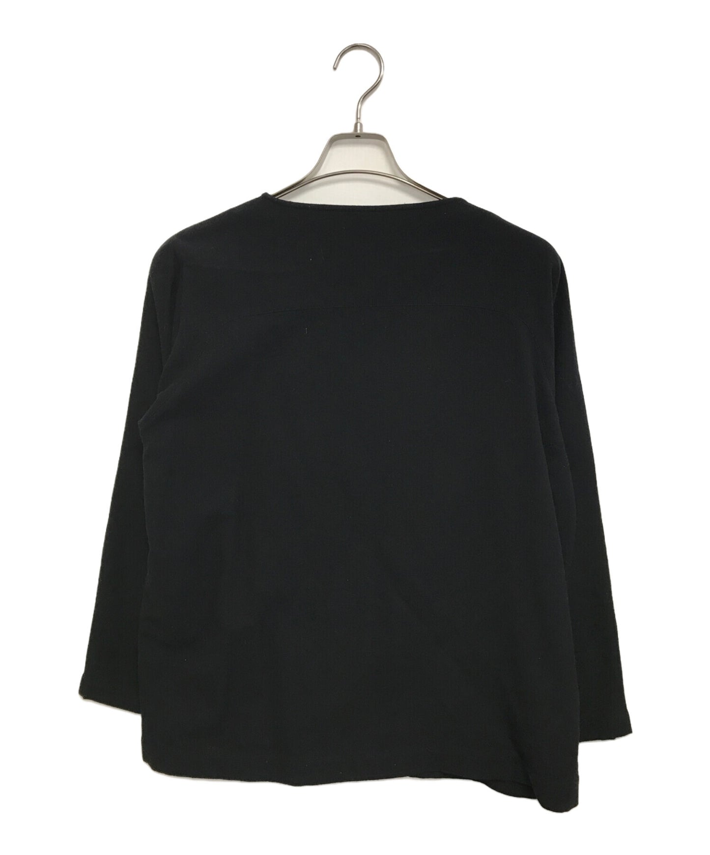 [Pre-owned] COMME des GARCONS Asymmetrical Wool Blouse B-050300
