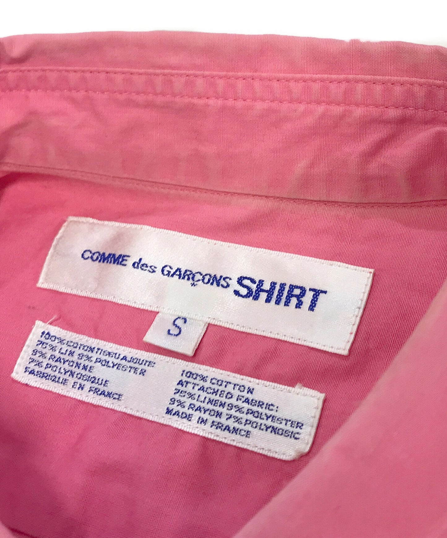 [Pre-owned] COMME des GARCONS SHIRT S/S Decorative Shirt S10069