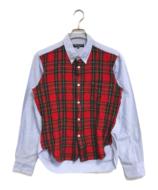 [Pre-owned] COMME des GARCONS HOMME Felted-Panel Shirt HT-B094