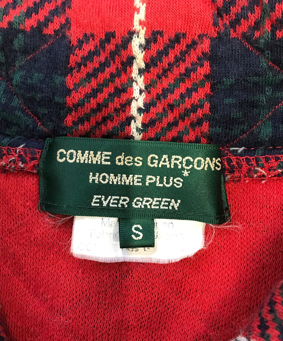 [Pre-owned] COMME des GARCONS HOMME PLUS Switch-Check Jacket PT-T211