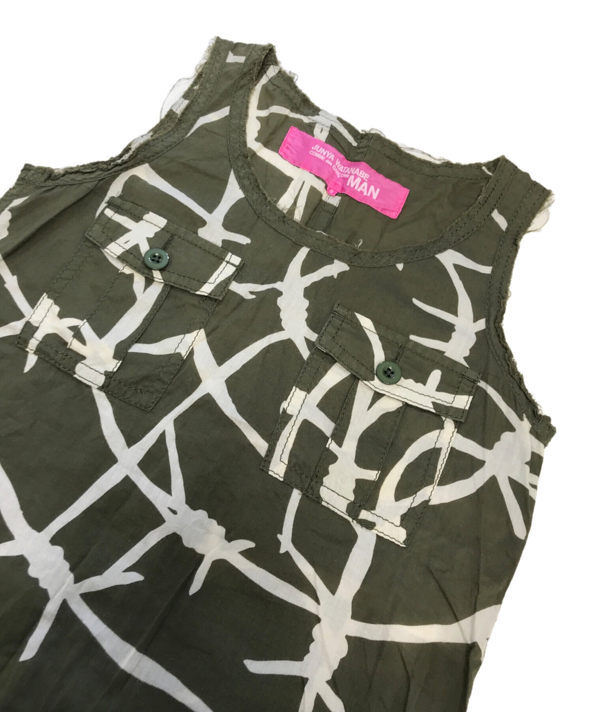 [Pre-owned] JUNYA WATANABE COMME des GARCONS MAN PINK Sleeveless Blouse UM-B020