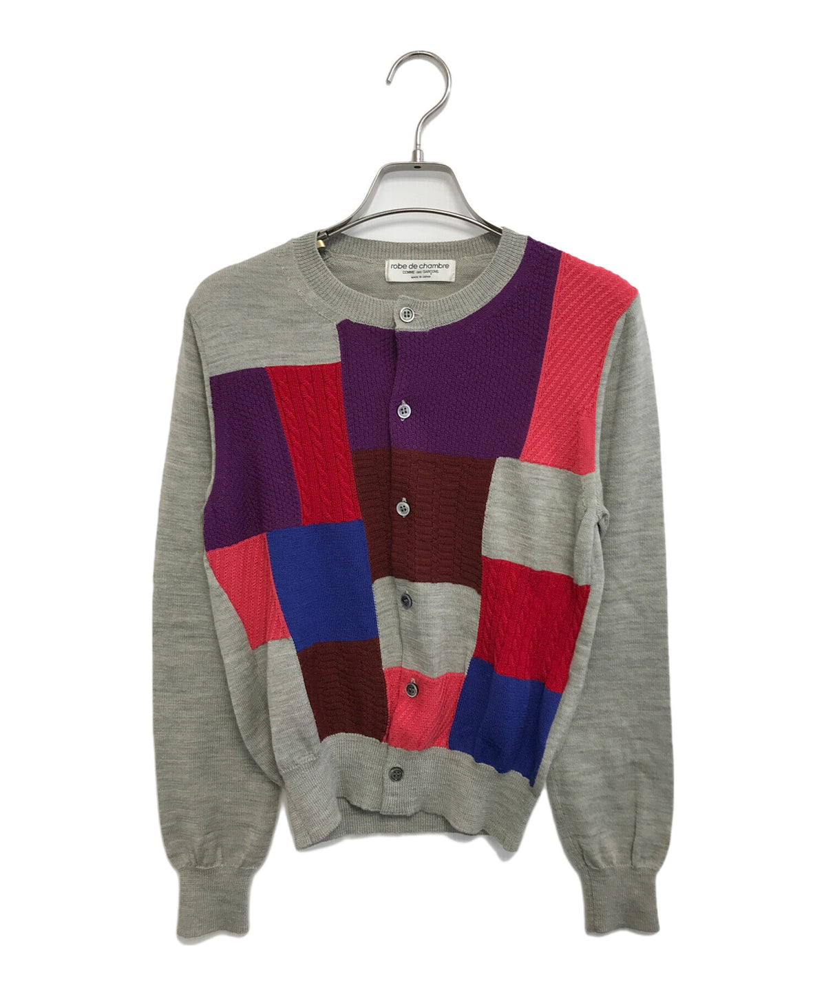 [Pre-owned] ROBE DE CHAMBRE COMME DES GARCONS Patchwork Knit Cardigan RG-N043