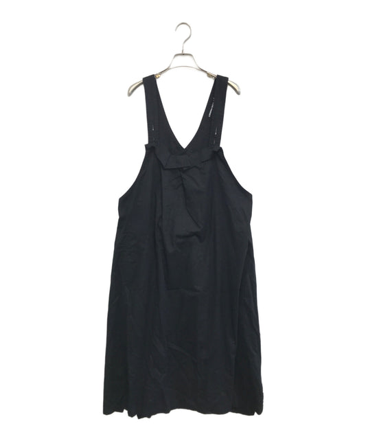 [Pre-owned] Y's COTTON TWILL ASYMMETRICAL SHOULDER STRAP DRESS YJ-D82-003