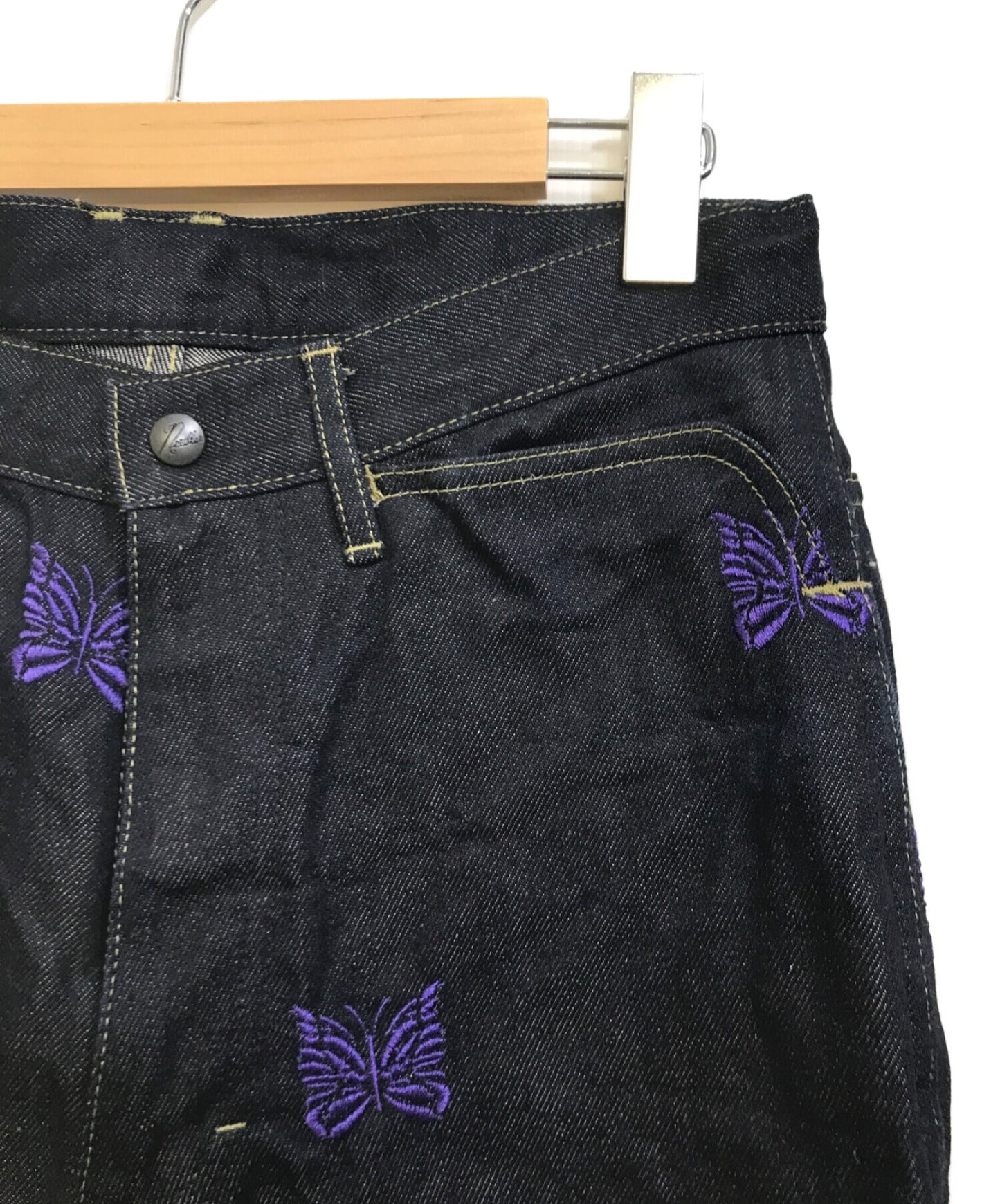 [Pre-owned] Needles rigid straight jeans KP149.