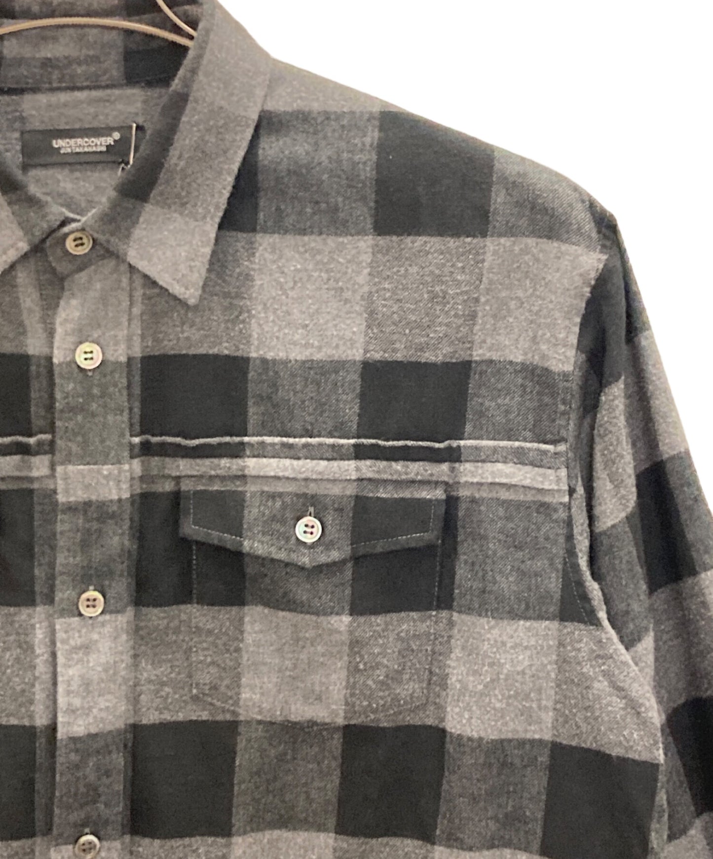 [Pre-owned] UNDERCOVER flannel check shirt UC1C4410