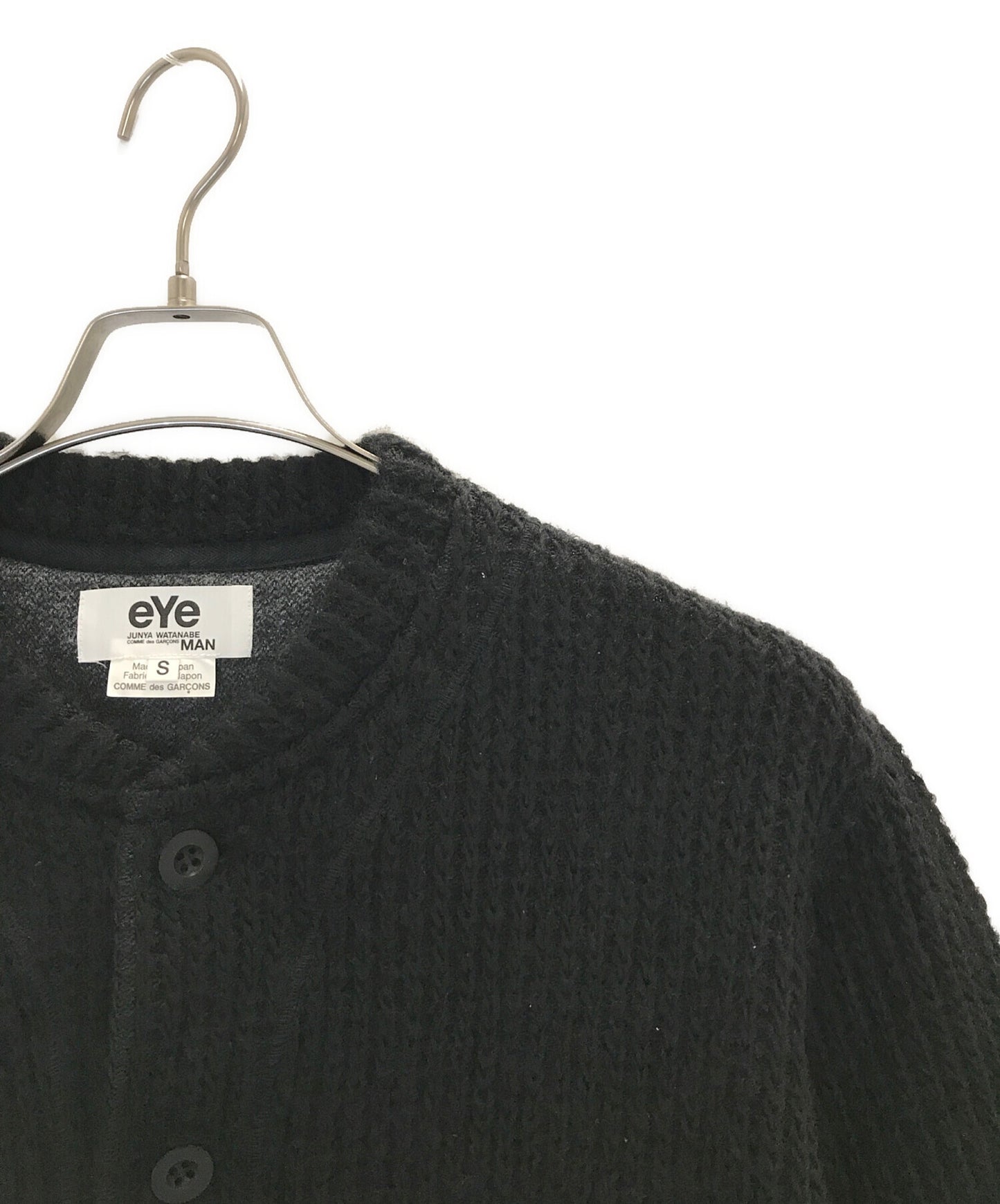 [Pre-owned] eYe COMME des GARCONS JUNYAWATANABE MAN Waffle Knit Cardigan WH-T902