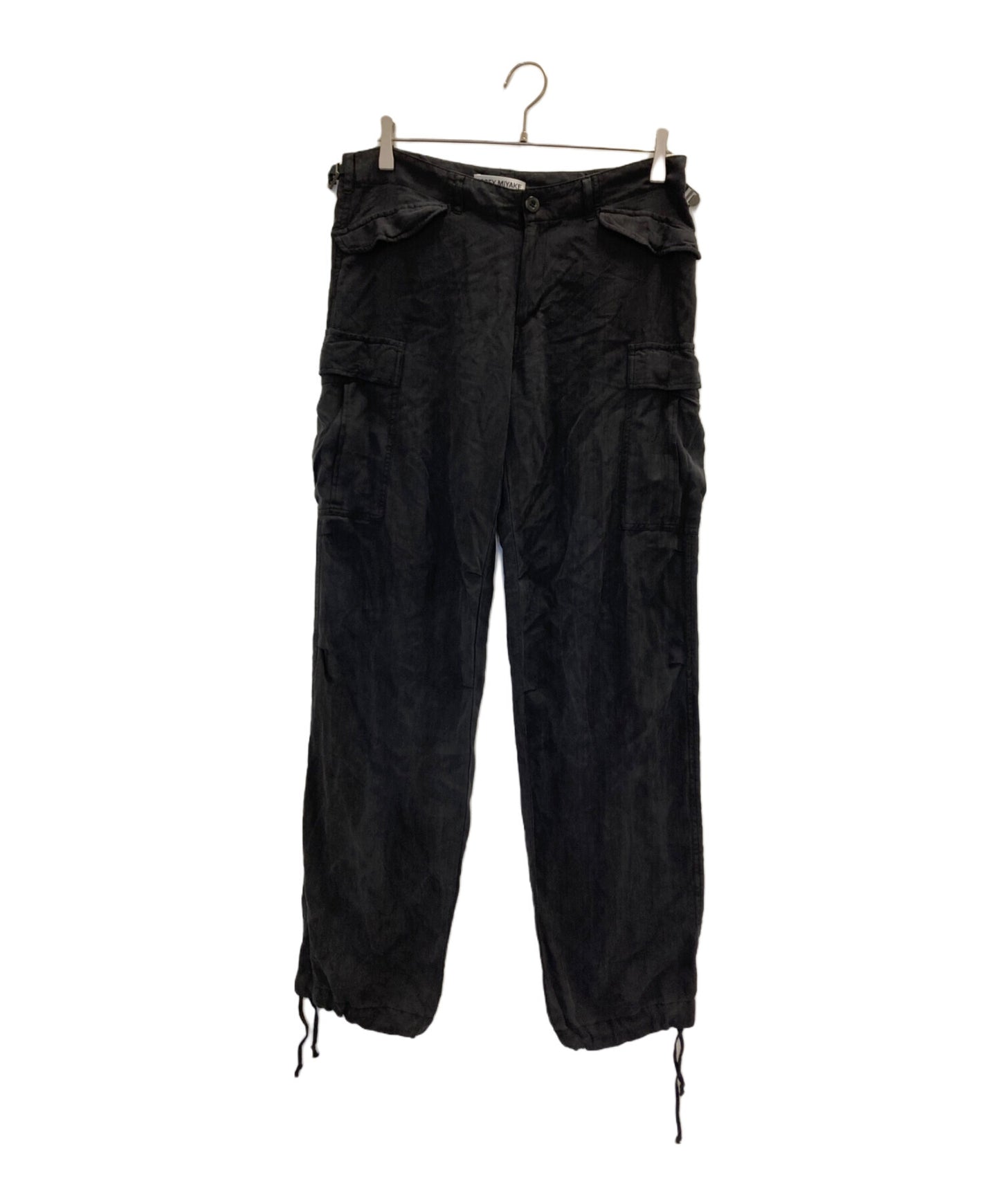 [Pre-owned] ISSEY MIYAKE Silk cargo pants IM53FF550