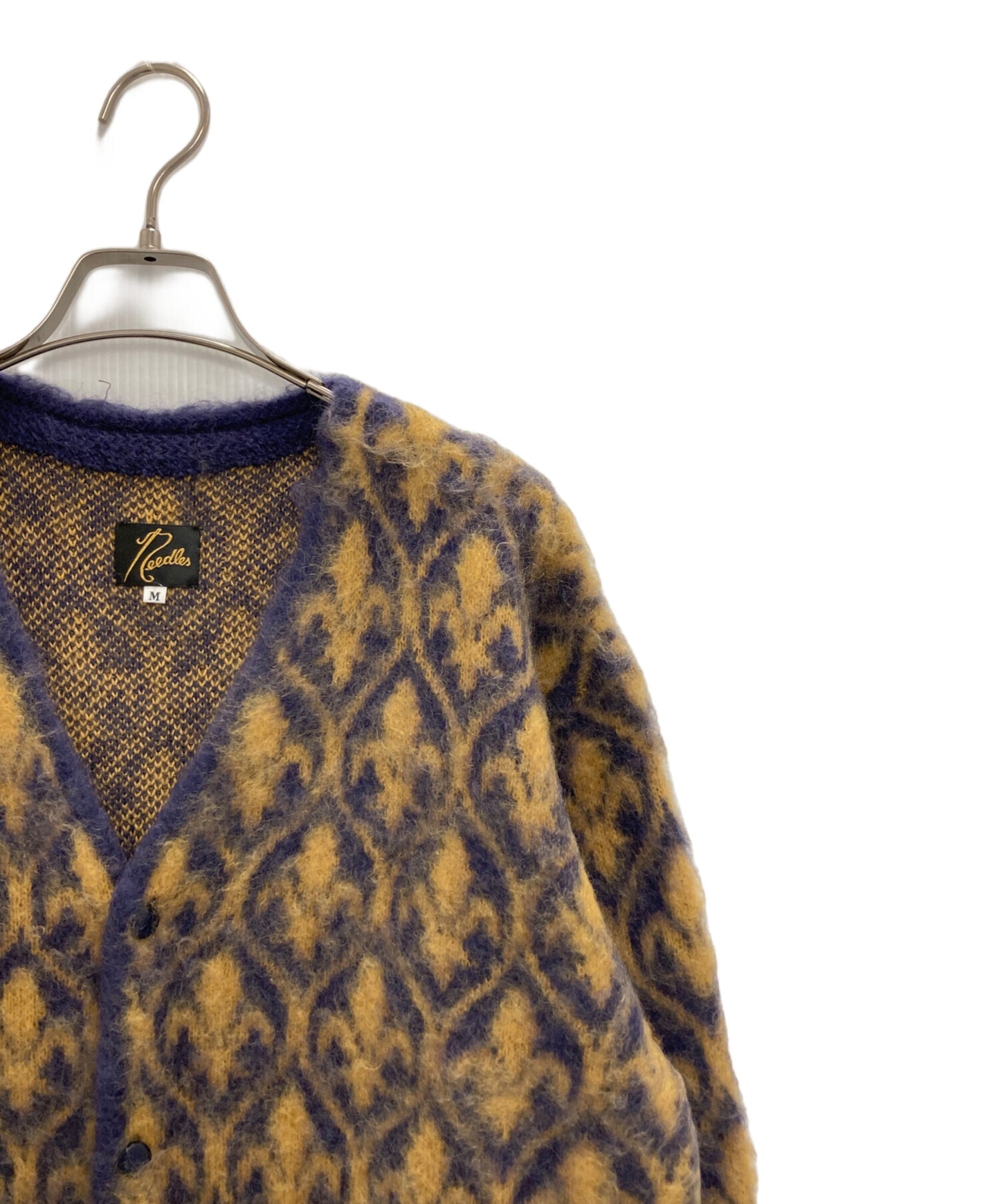 [Pre-owned] Needles Mohair Cardigan Ornament PU311