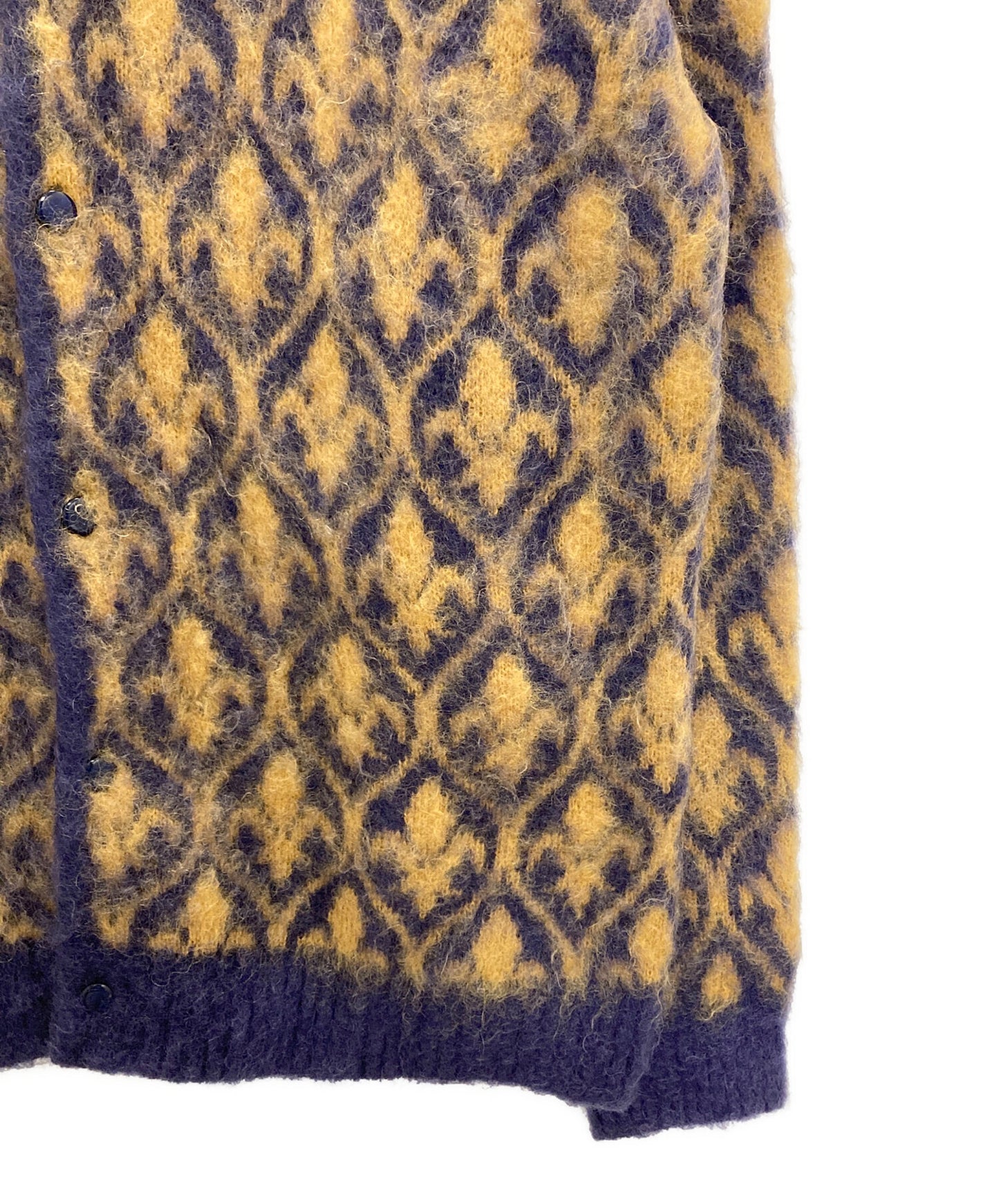 [Pre-owned] Needles Mohair Cardigan Ornament PU311