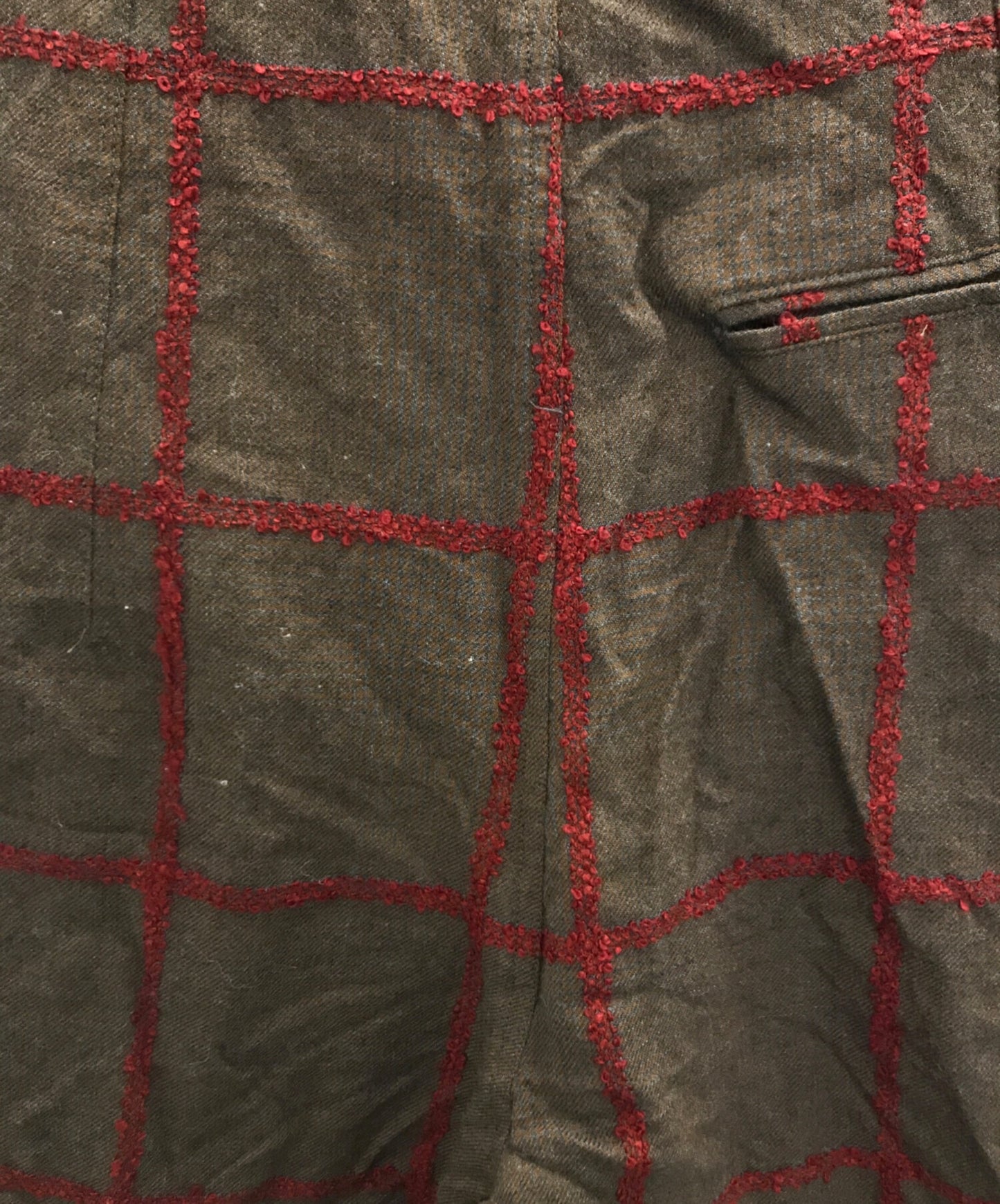[Pre-owned] Vivienne Westwood man wool check pants 2890263311