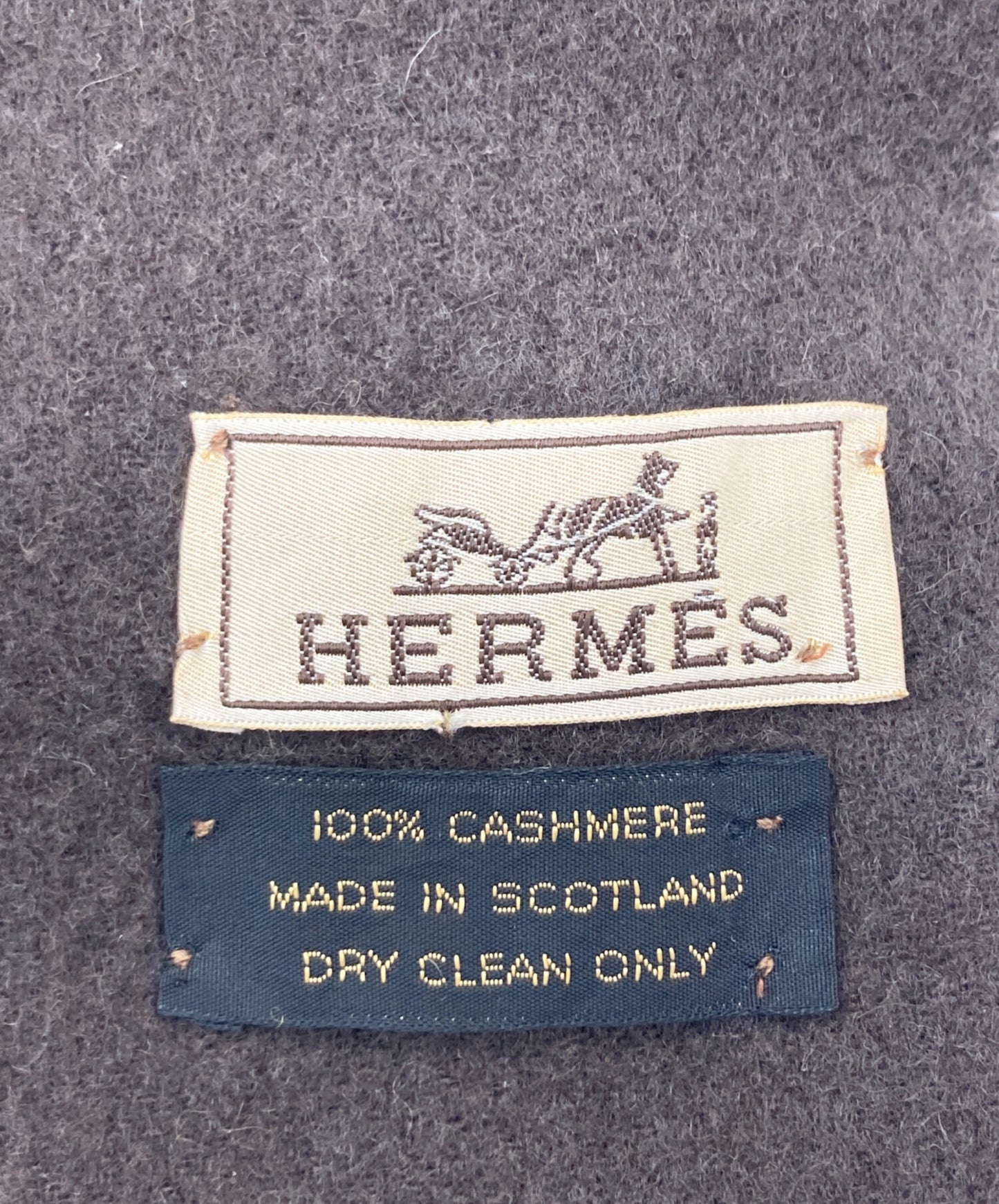 [Pre-owned] HERMES cashmere scarf