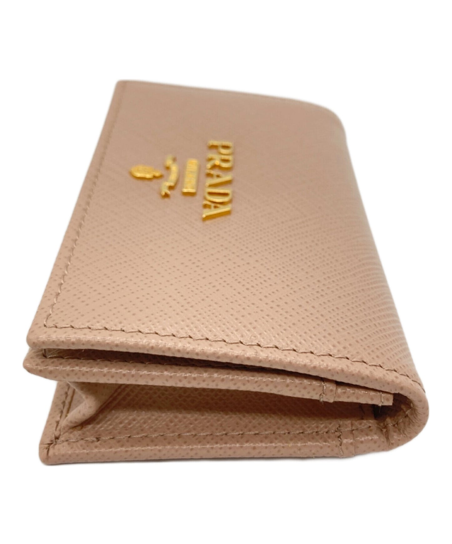 [Pre-owned] PRADA Saffiano card case 1MC122