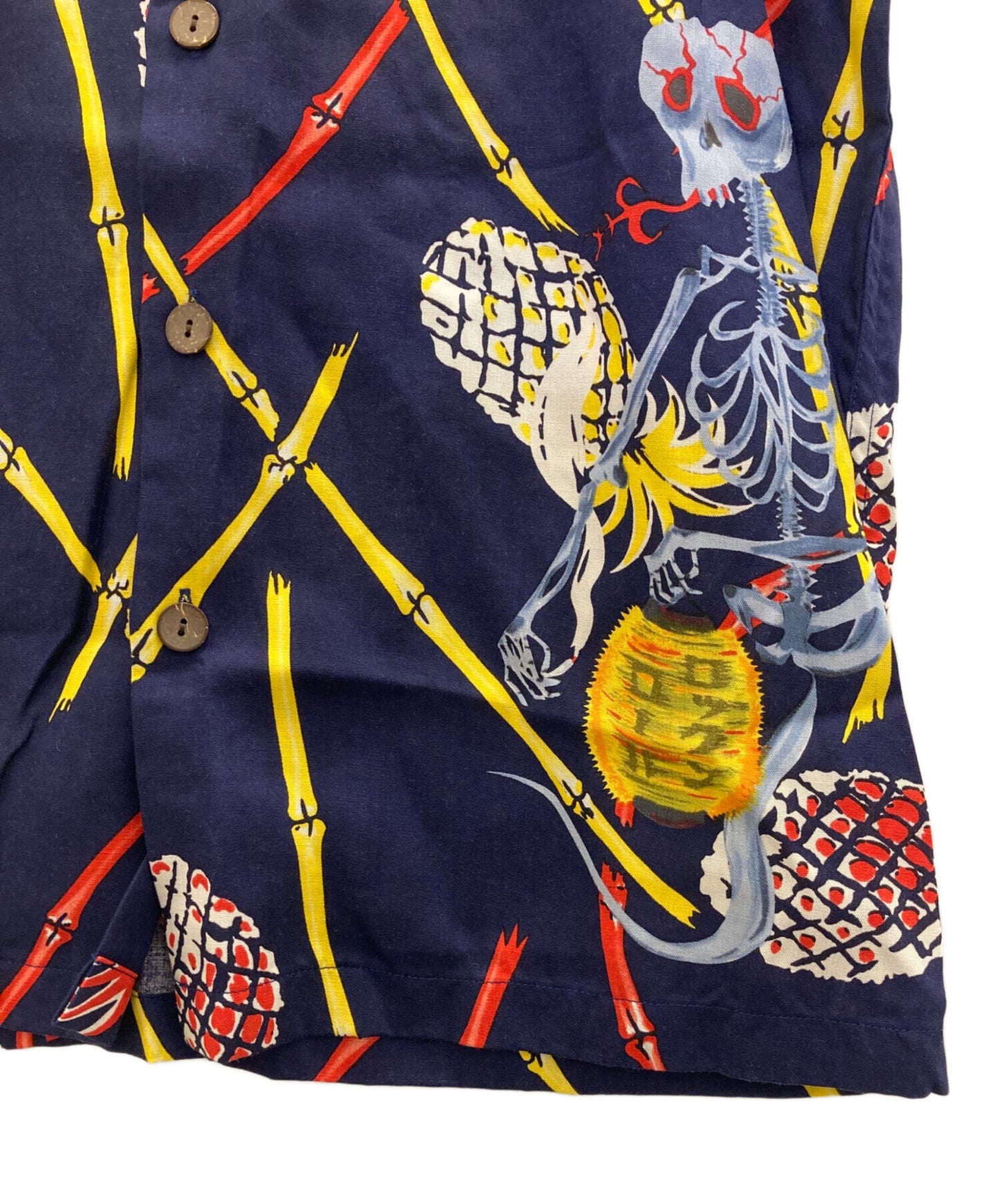 [Pre-owned] WACKO MARIA "PRINTED MONSTER" S/S HAWAIIAN SHIRT (TYPE-2)