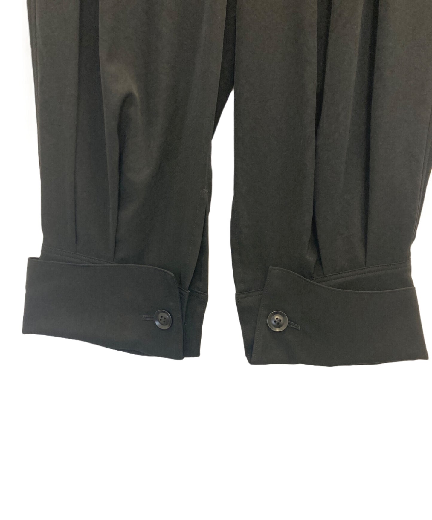 [Pre-owned] Y's CREPE de CHINE CUFFED HEM CARGO PANTS YB-P10-500