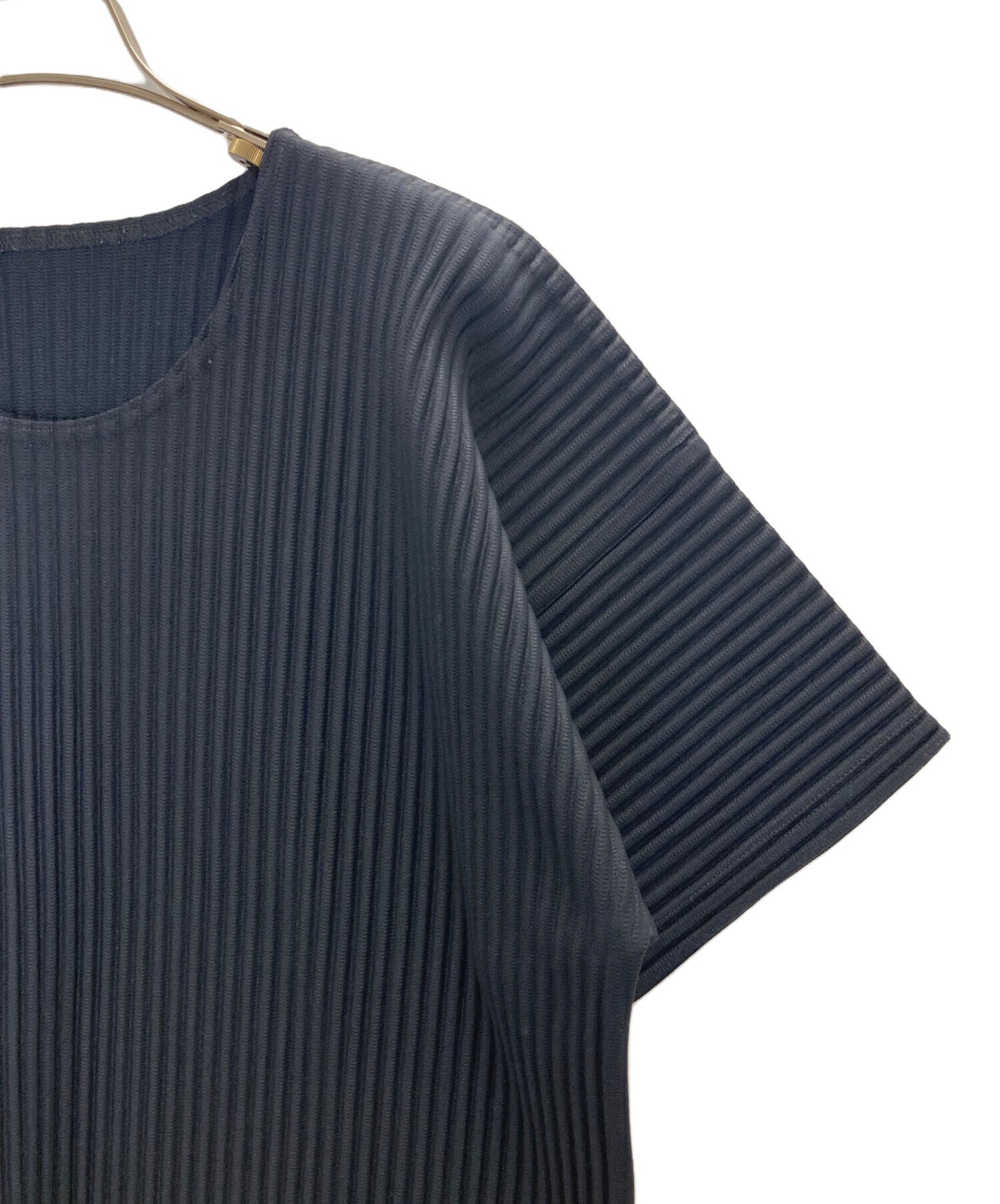 [Pre-owned] HOMME PLISSE ISSEY MIYAKE Pleated crew-neck cut and sewn HP55JK020