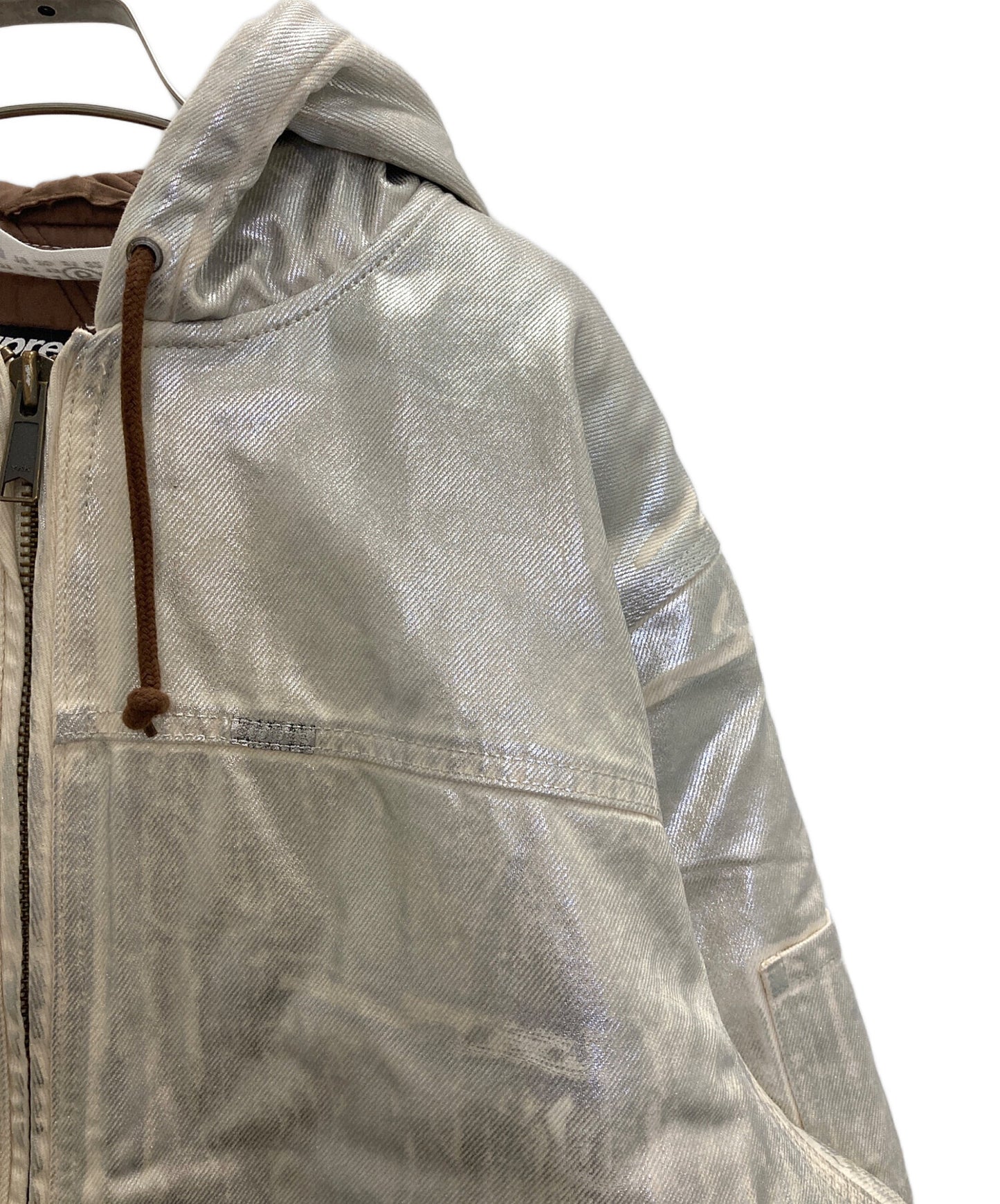 [Pre-owned] SUPREME Foil Hooded Work Jacket