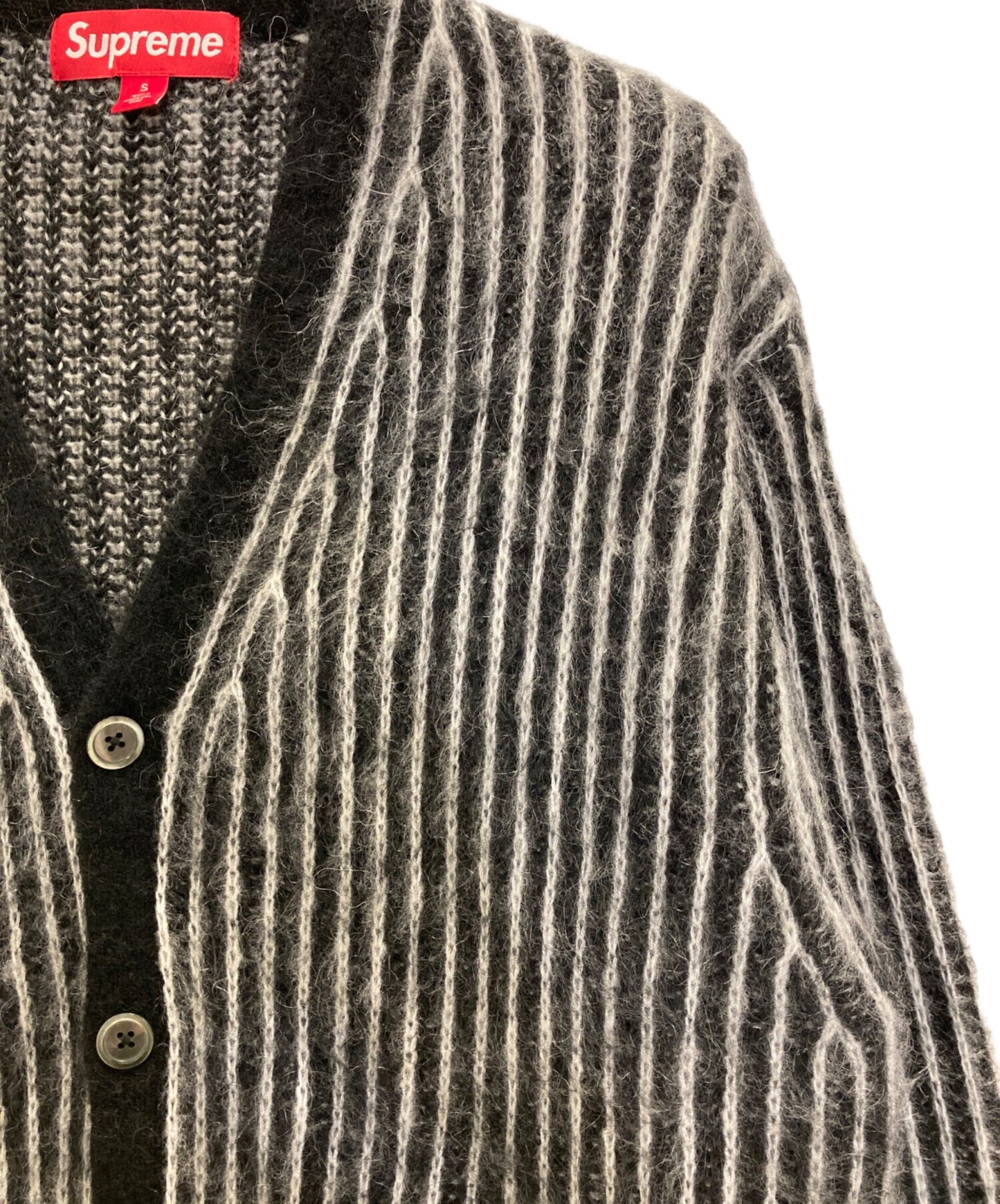 [Pre-owned] SUPREME 2-TONE Mohair Cardigan