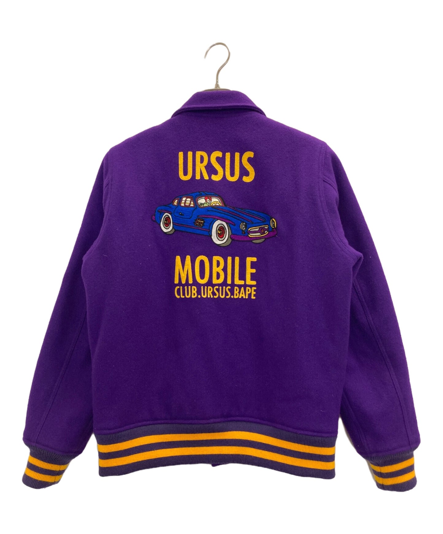 [Pre-owned] A BATHING APE wool stadium jacket