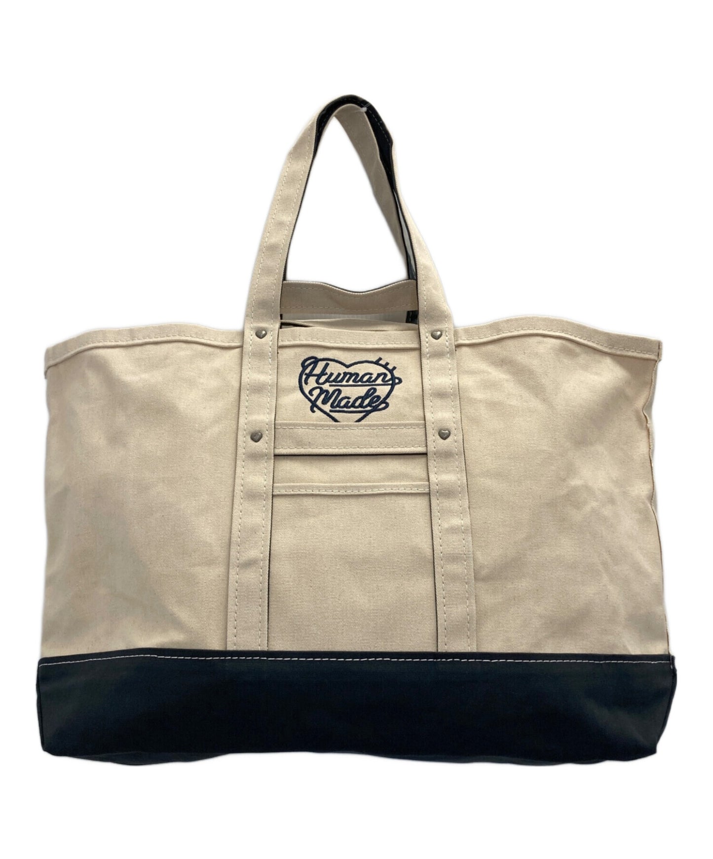 [Pre-owned] HUMAN MADE Heavy Canvas Tote Large
