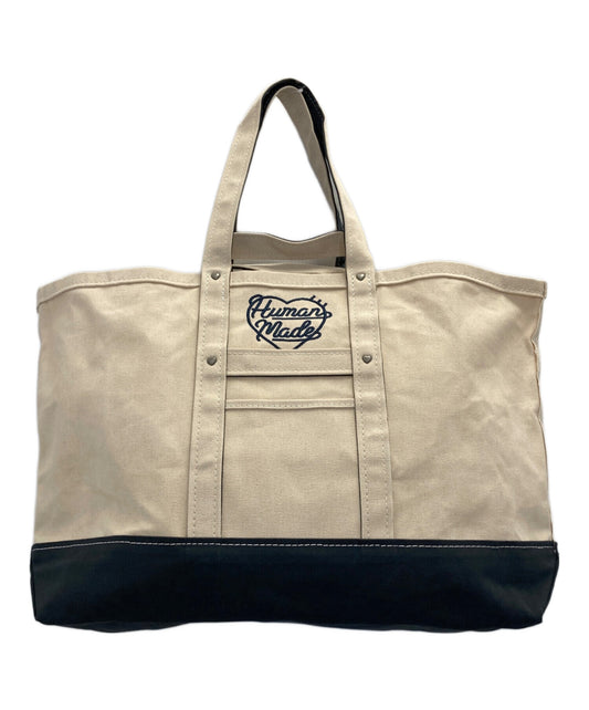 [Pre-owned] HUMAN MADE Heavy Canvas Tote Large