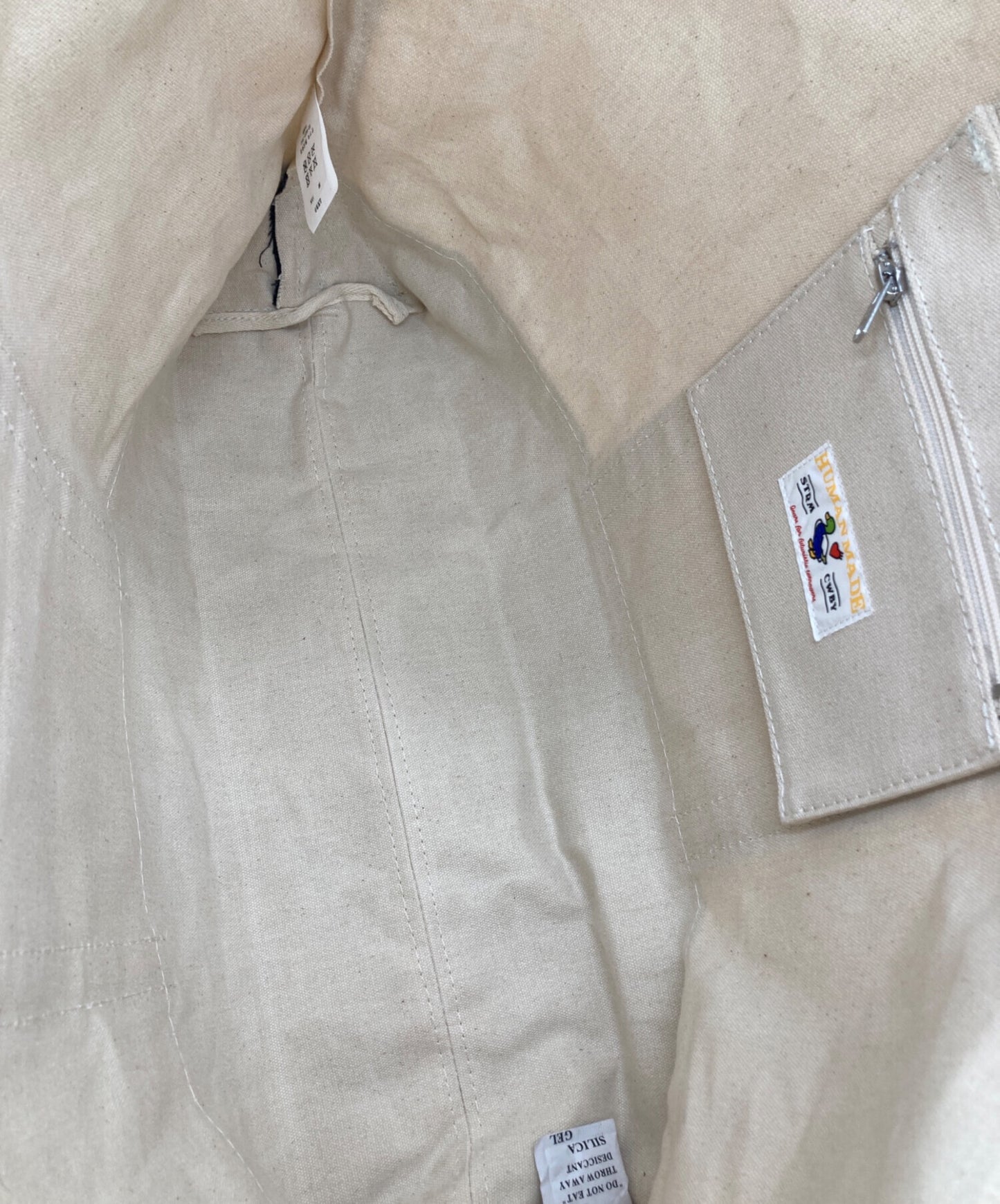 [Pre-owned] HUMAN MADE Heavy Canvas Tote Large