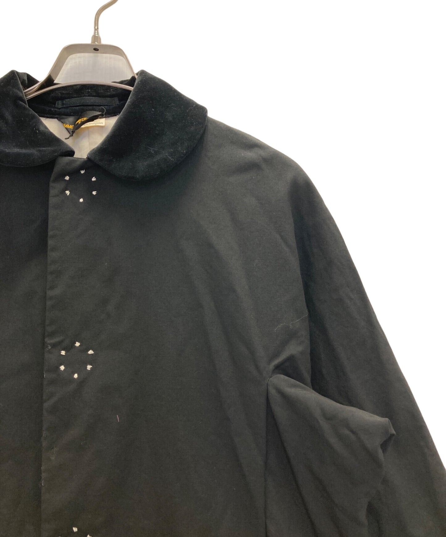 [Pre-owned] COMME des GARCONS Snap Button Round Collar Coat GF-C032