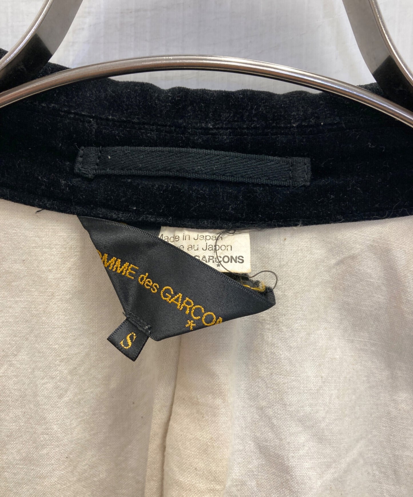 [Pre-owned] COMME des GARCONS Snap Button Round Collar Coat GF-C032