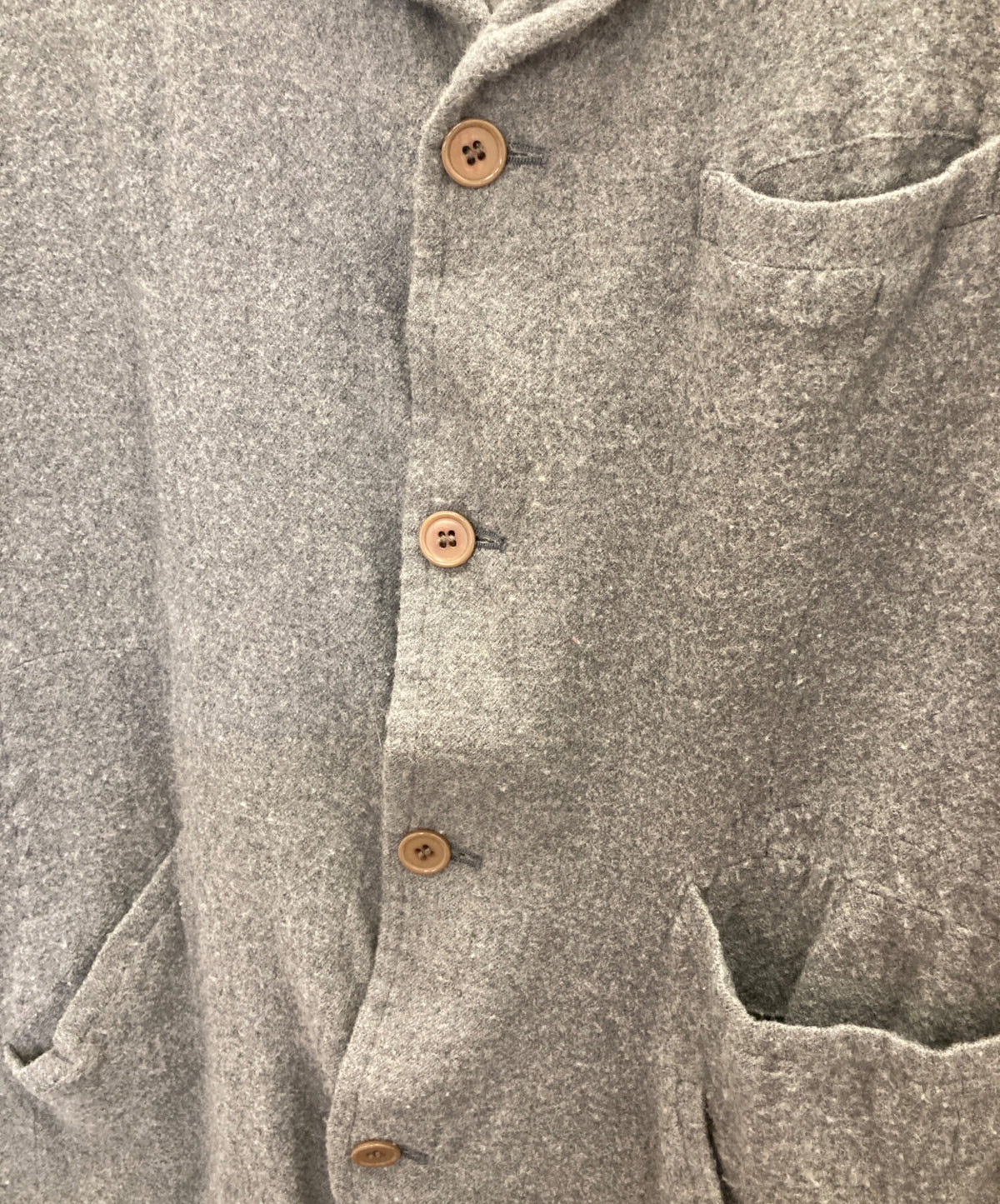 [Pre-owned] UNDERCOVER Wool Shrunken Chester Coat H4302-1