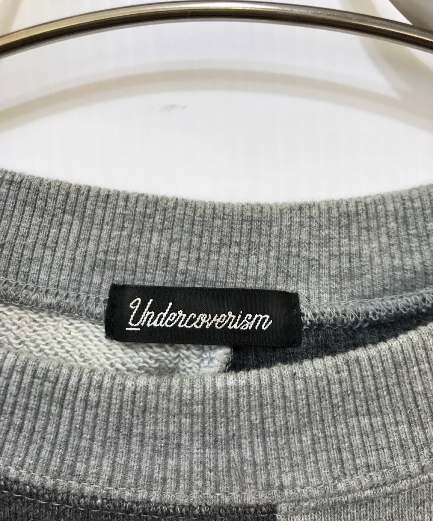 [Pre-owned] UNDERCOVERISM Reconstructed Patchwork Sweatshirt U11B4801