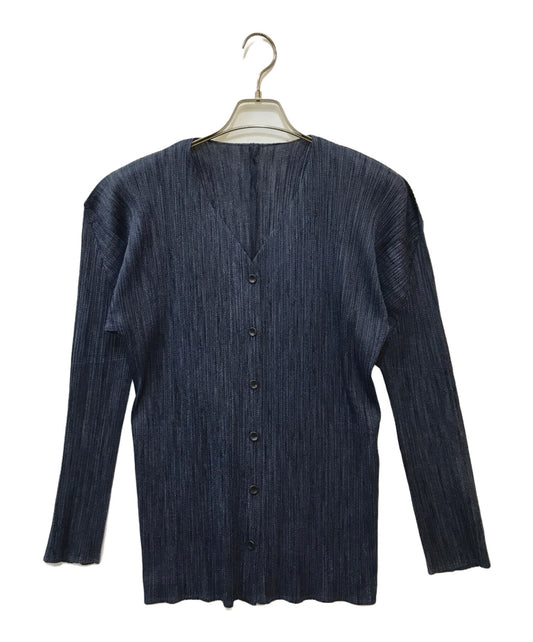 [Pre-owned] PLEATS PLEASE pleated cardigan PP04-JD246