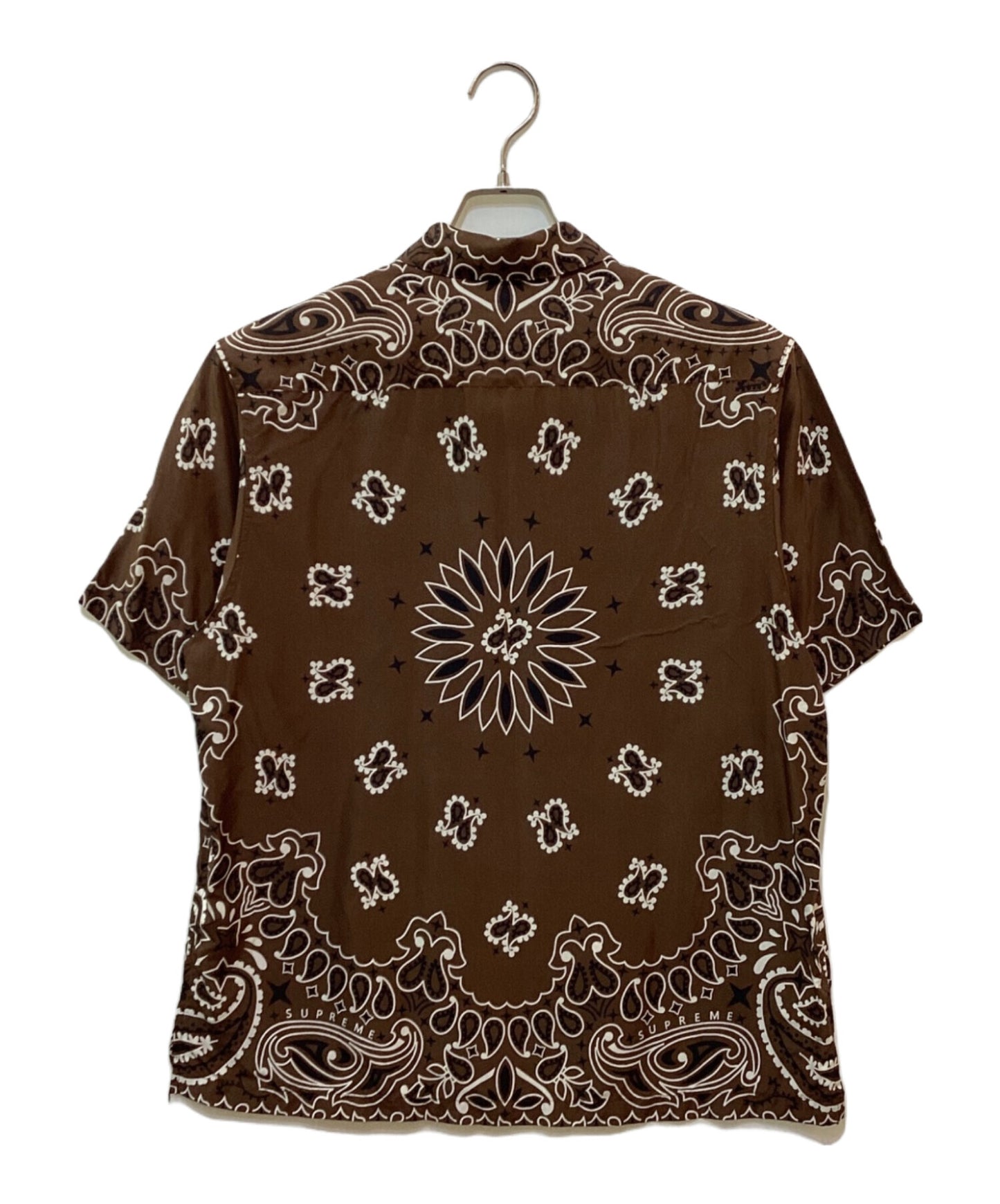 [Pre-owned] SUPREME Bandana Silk S/S Shirt